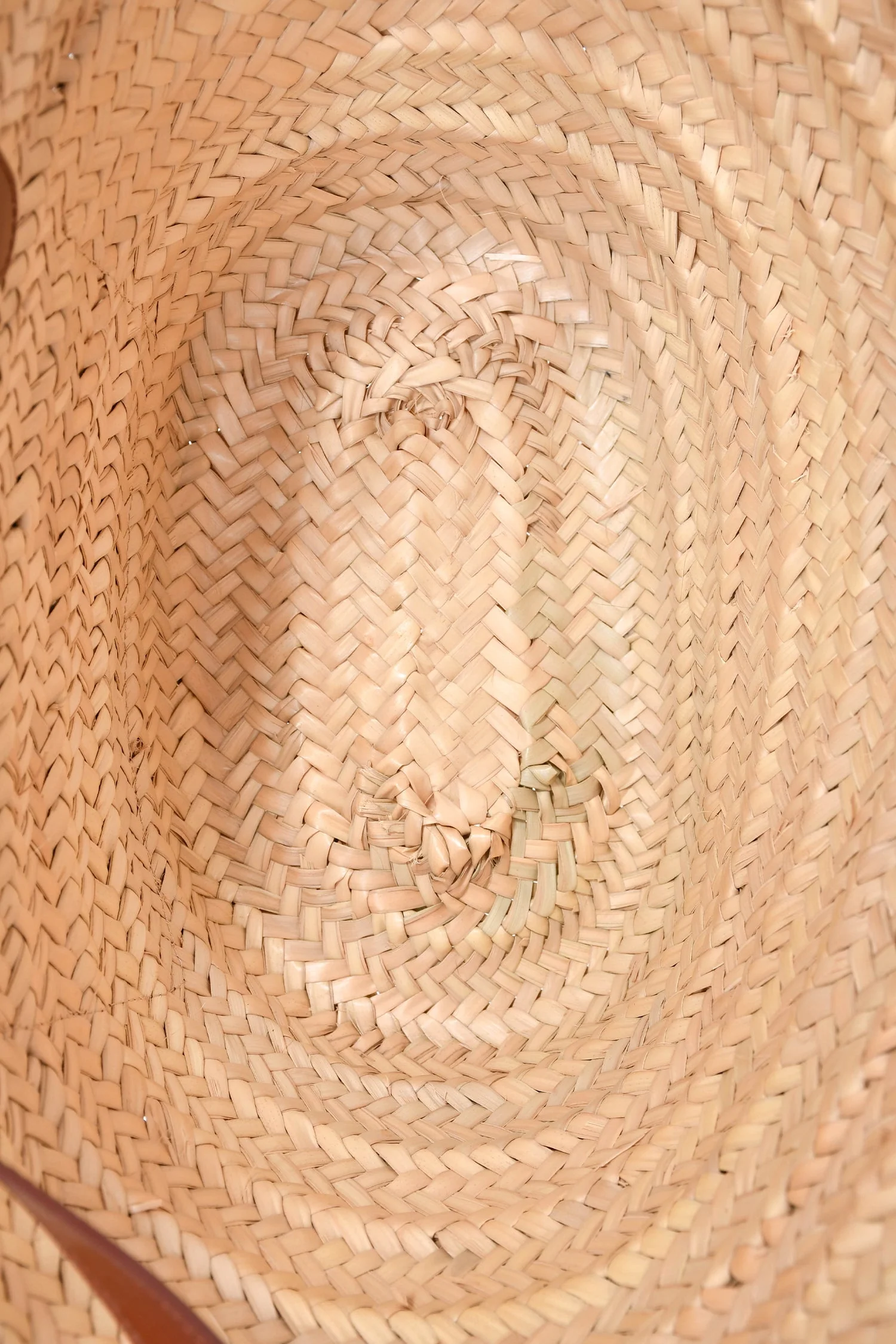 A.P.C. Raffia/Brown Leather 'Zoe' Tote Bag - Image 7