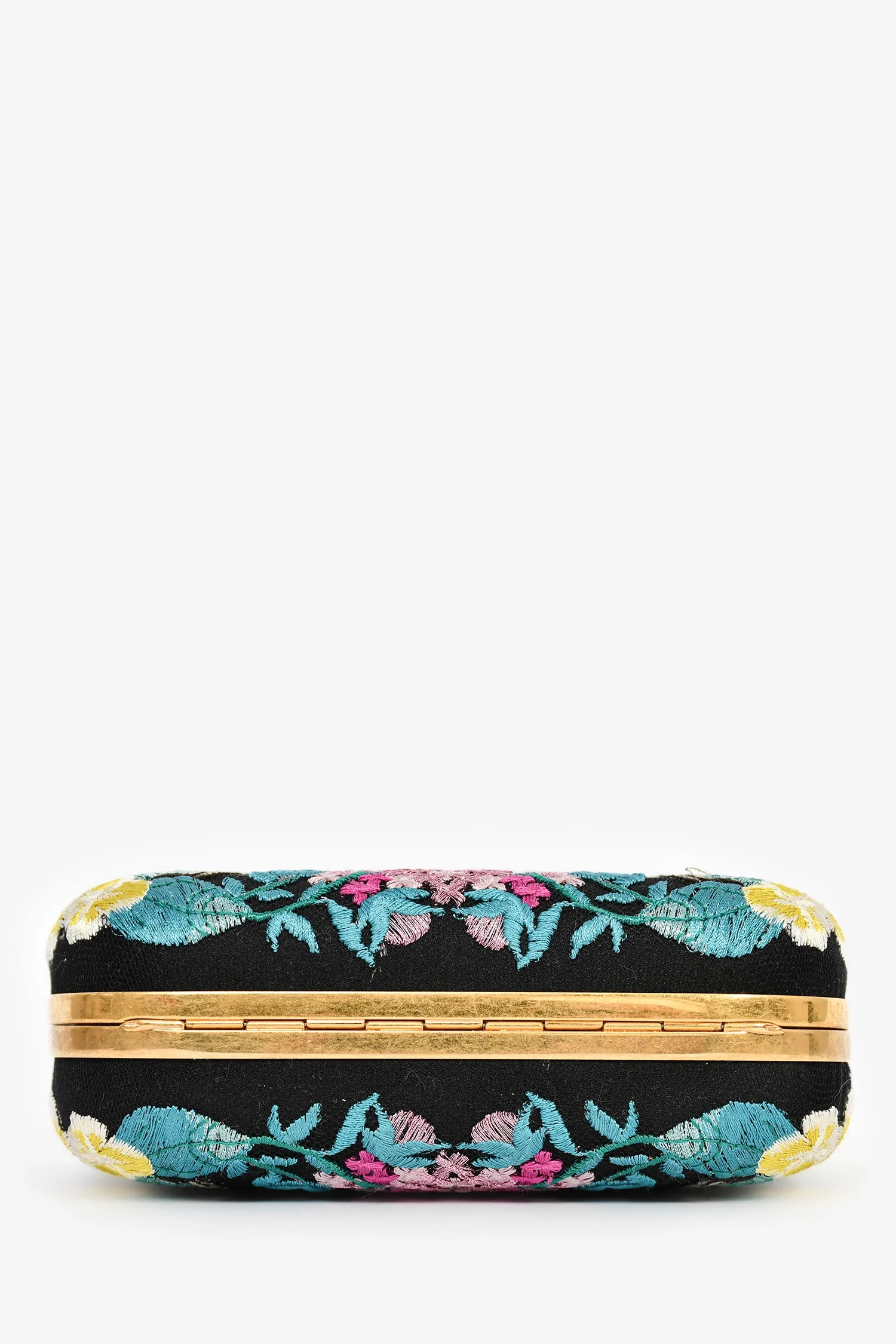 Alexander McQueen 2013 Navy Apple-Hummingbird Clutch - Image 5