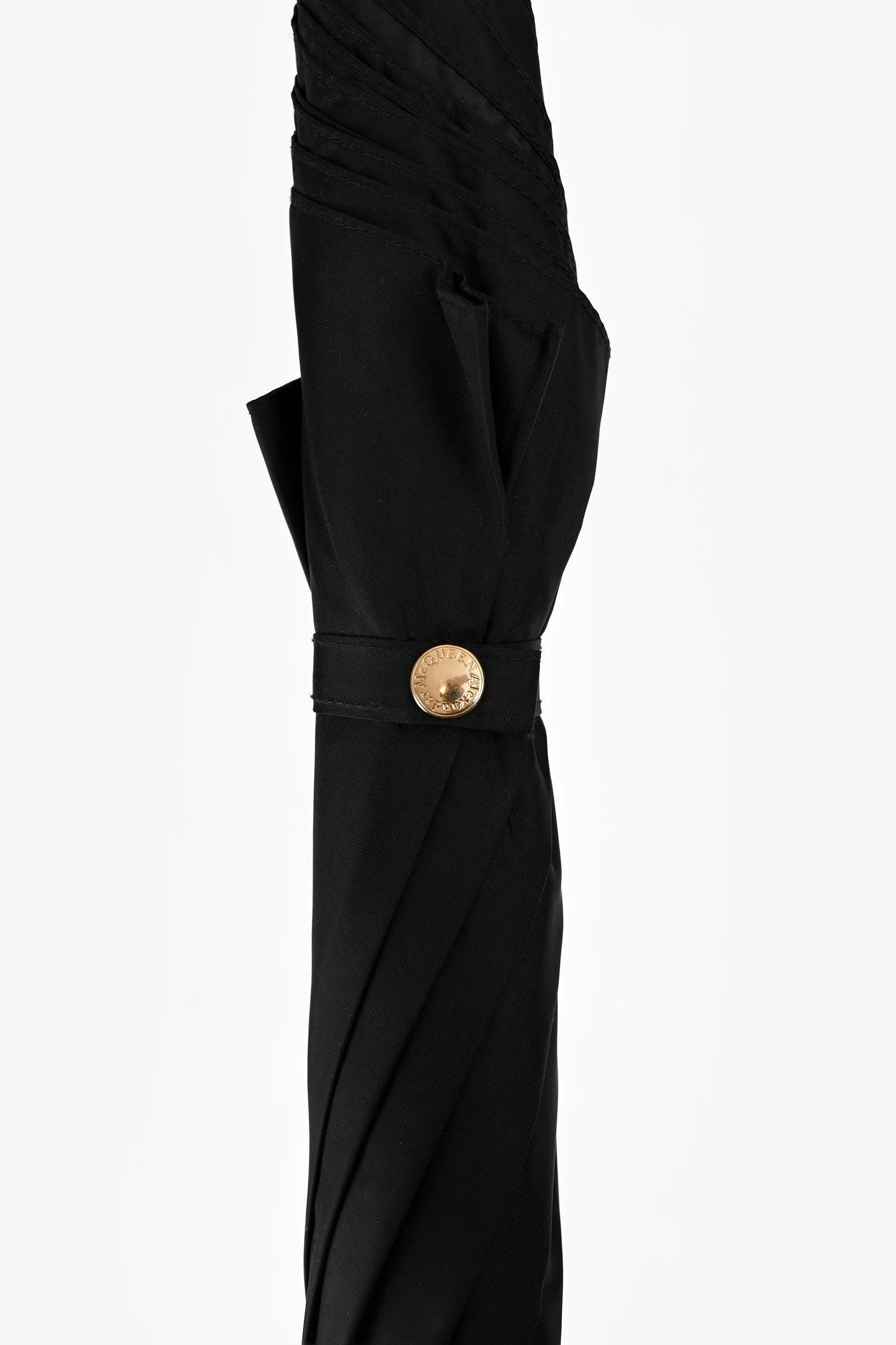 Alexander McQueen Black/Gold Tone Skull Umbrella - Image 6