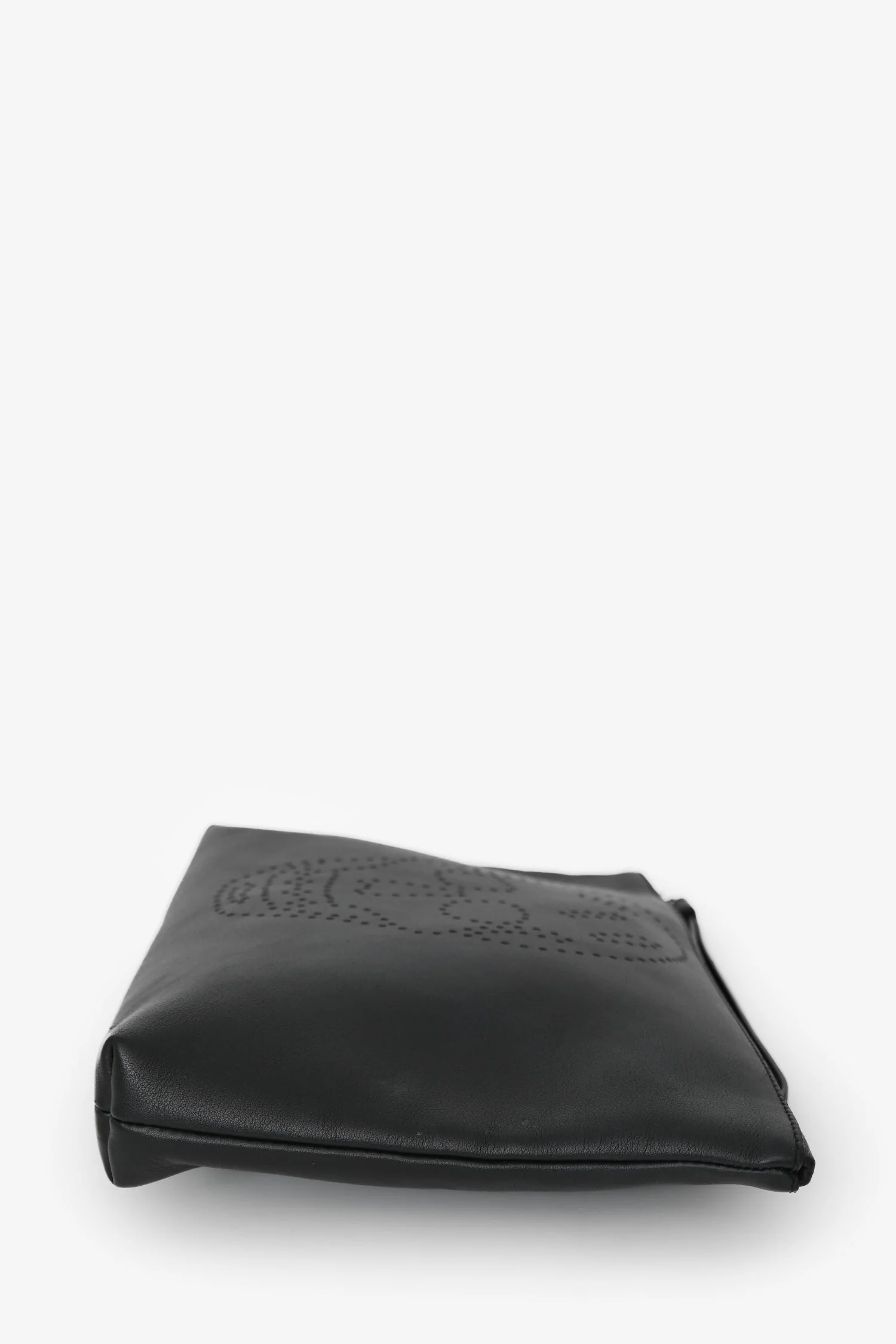 Alexander McQueen Black Leather Skull Clutch - Image 4