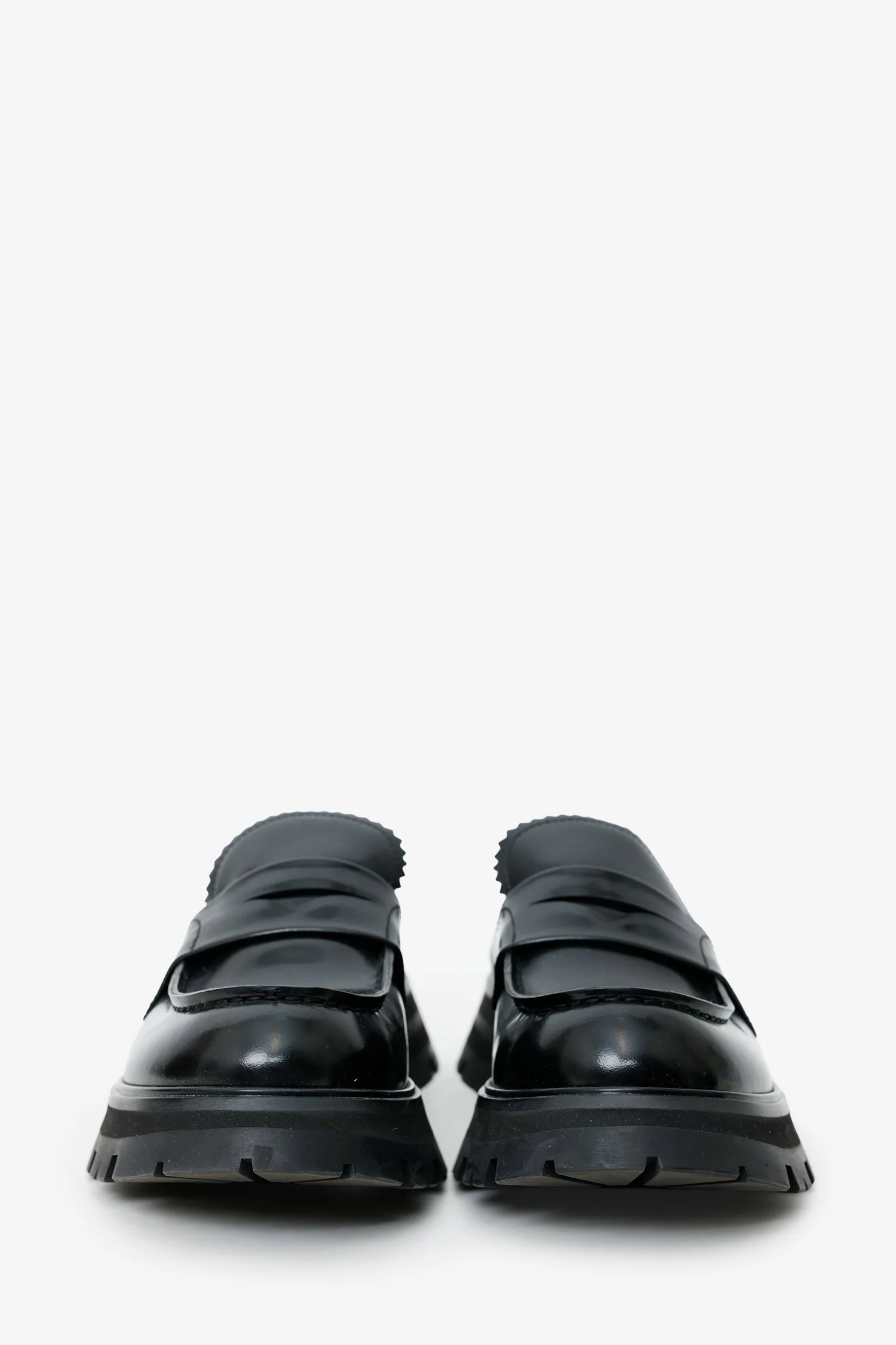 Alexander McQueen Black Leather 'Wander' Loafers Size 40 - Image 3