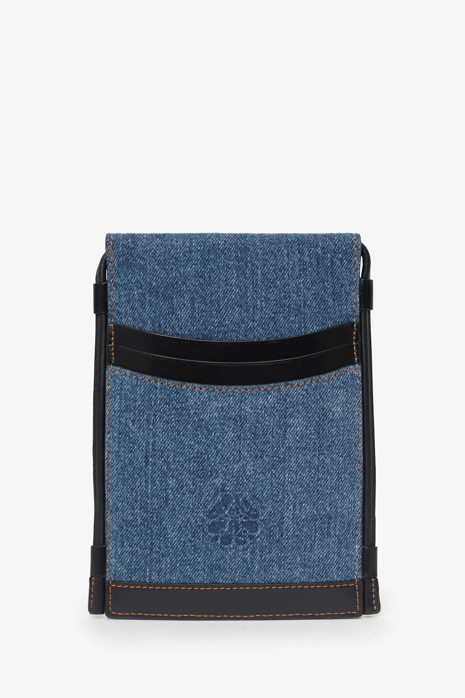 Alexander McQueen Denim Leather Crossbody Bag - Image 3
