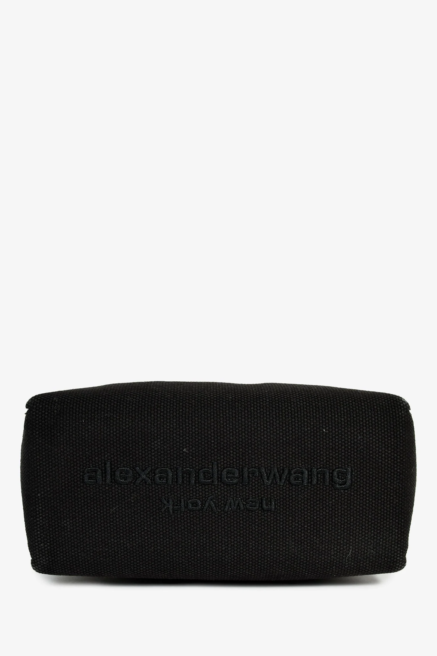 Alexander Wang Black Canvas/Crystal Top Handle Bag - Image 5