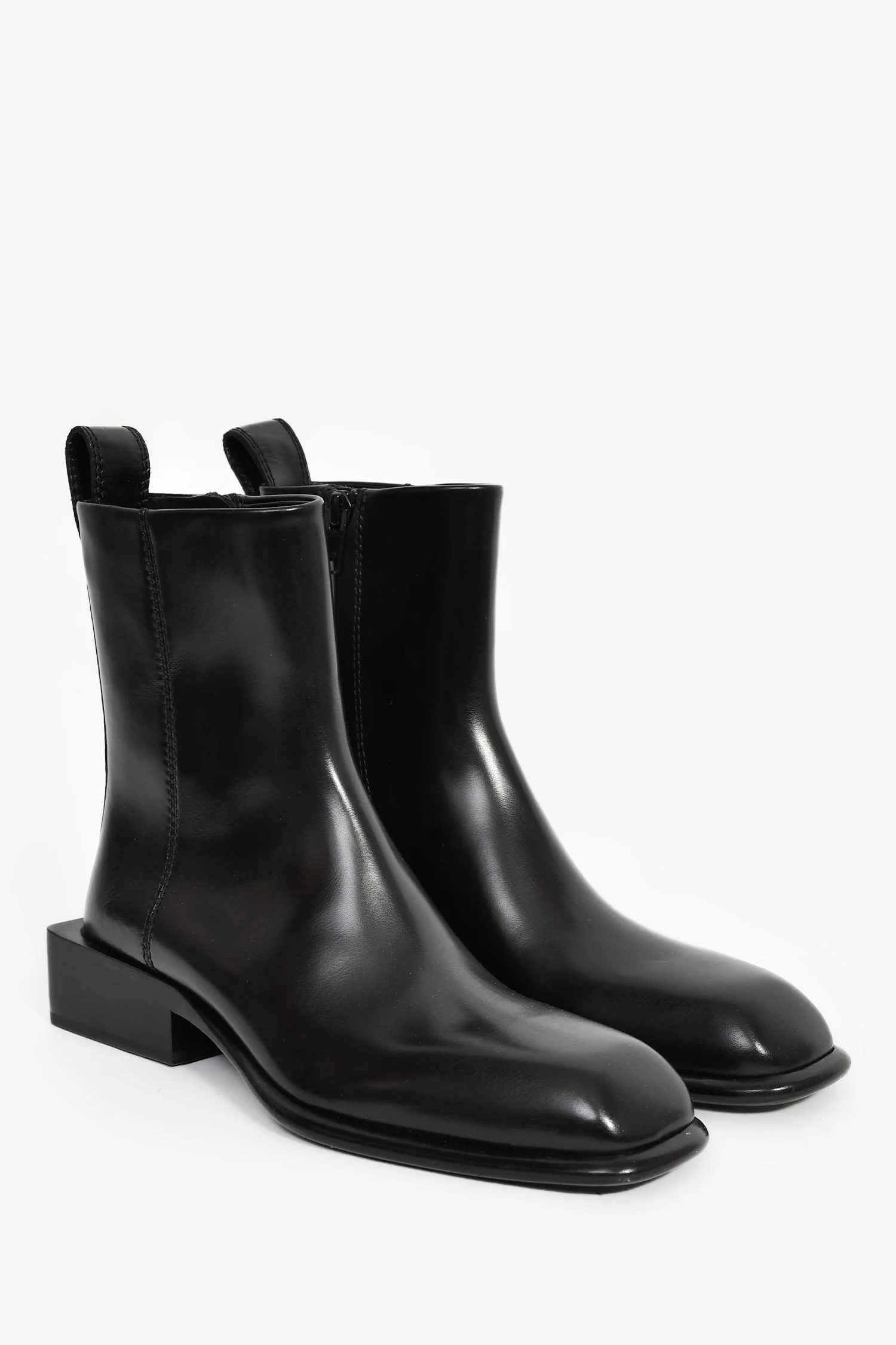 Alexander Wang Black Leather 'Throttie' Ankle Boot Size 35.5 - Image 2