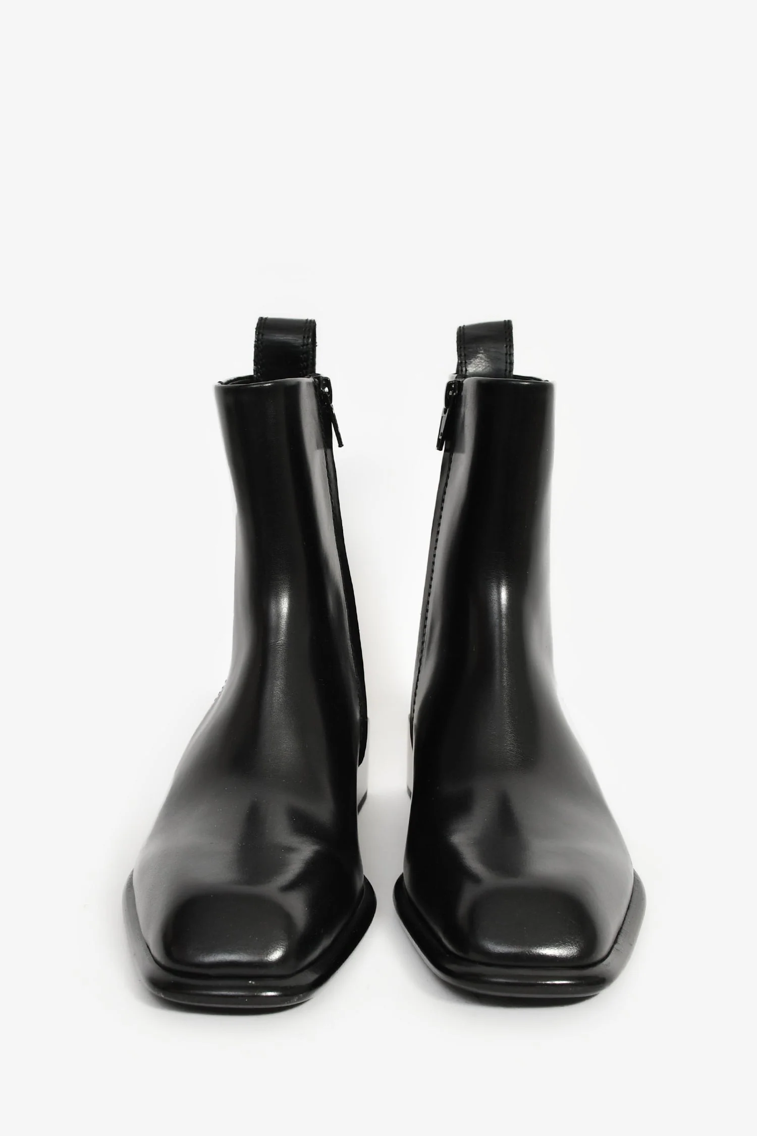 Alexander Wang Black Leather 'Throttie' Ankle Boot Size 35.5 - Image 3