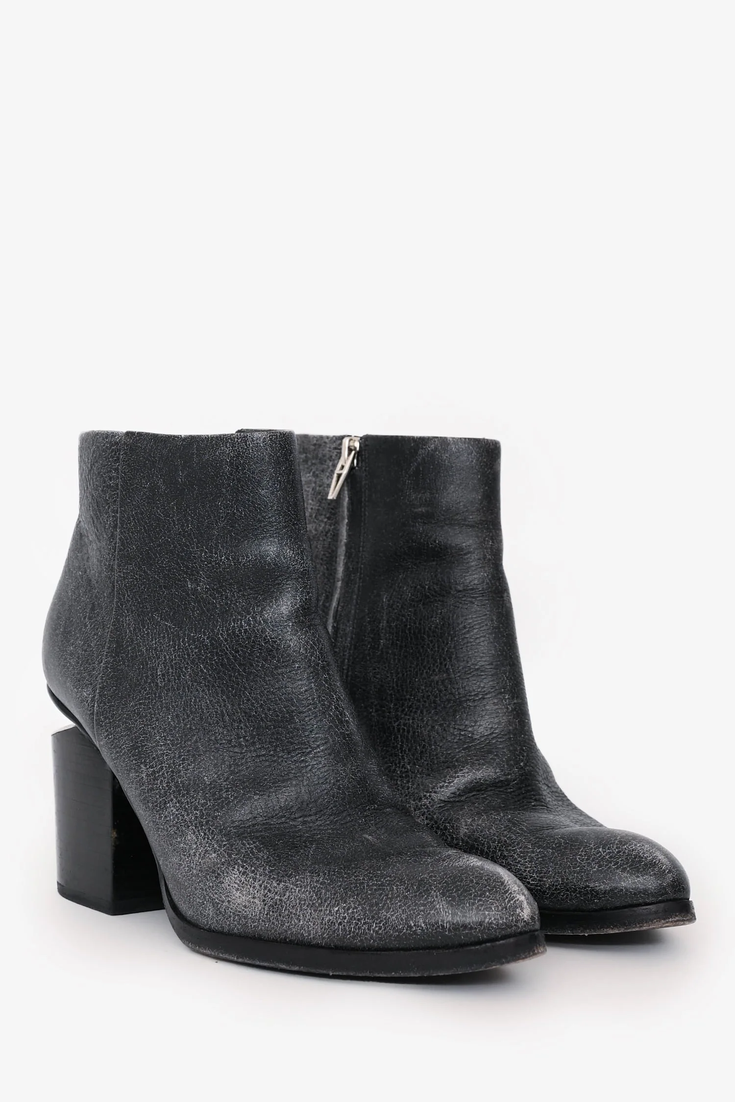 Alexander Wang Black/White Gabi Boots Size 39.5 - Image 2