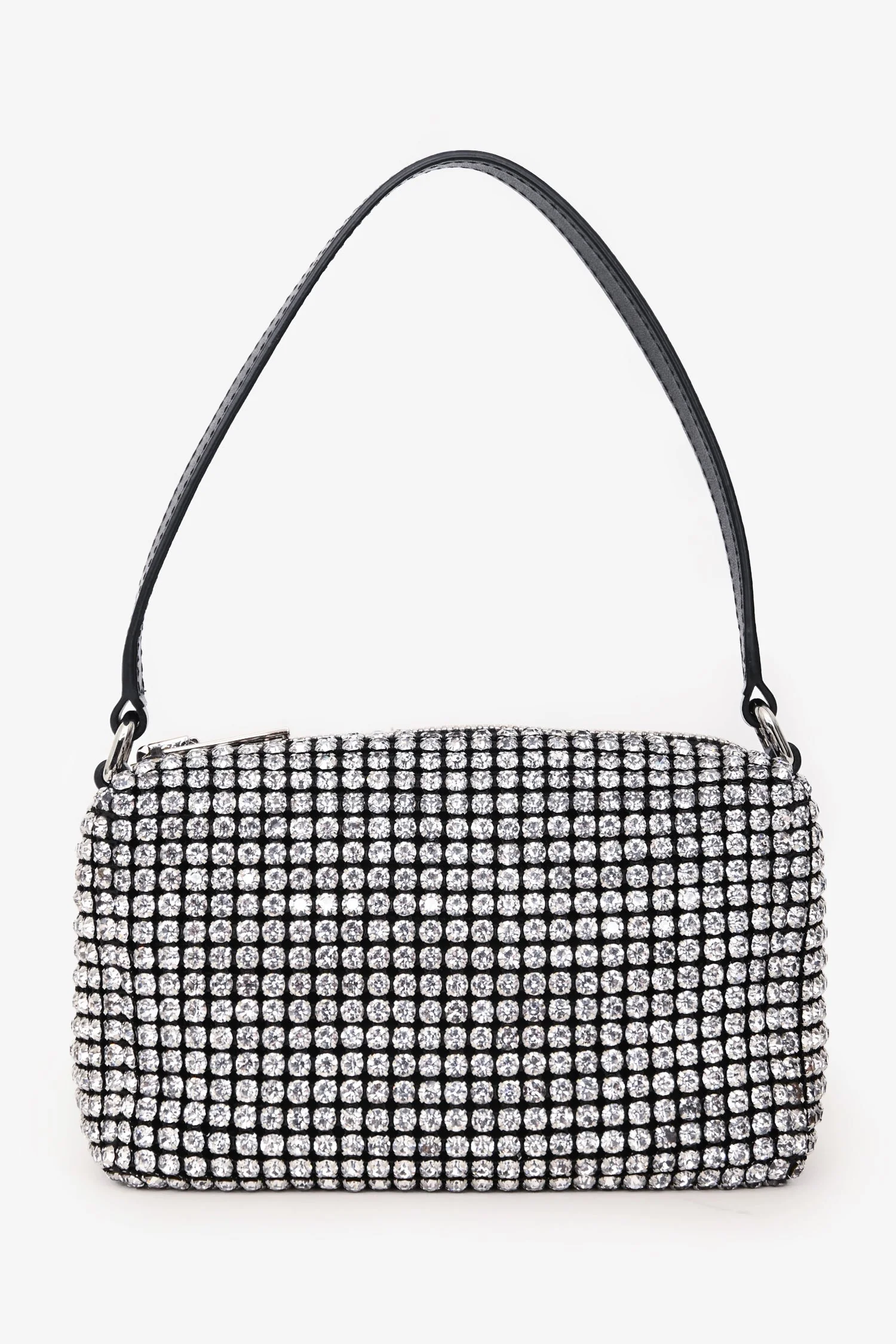 Alexander Wang Silver Rhinestone Mini Heiress Bag - Image 2