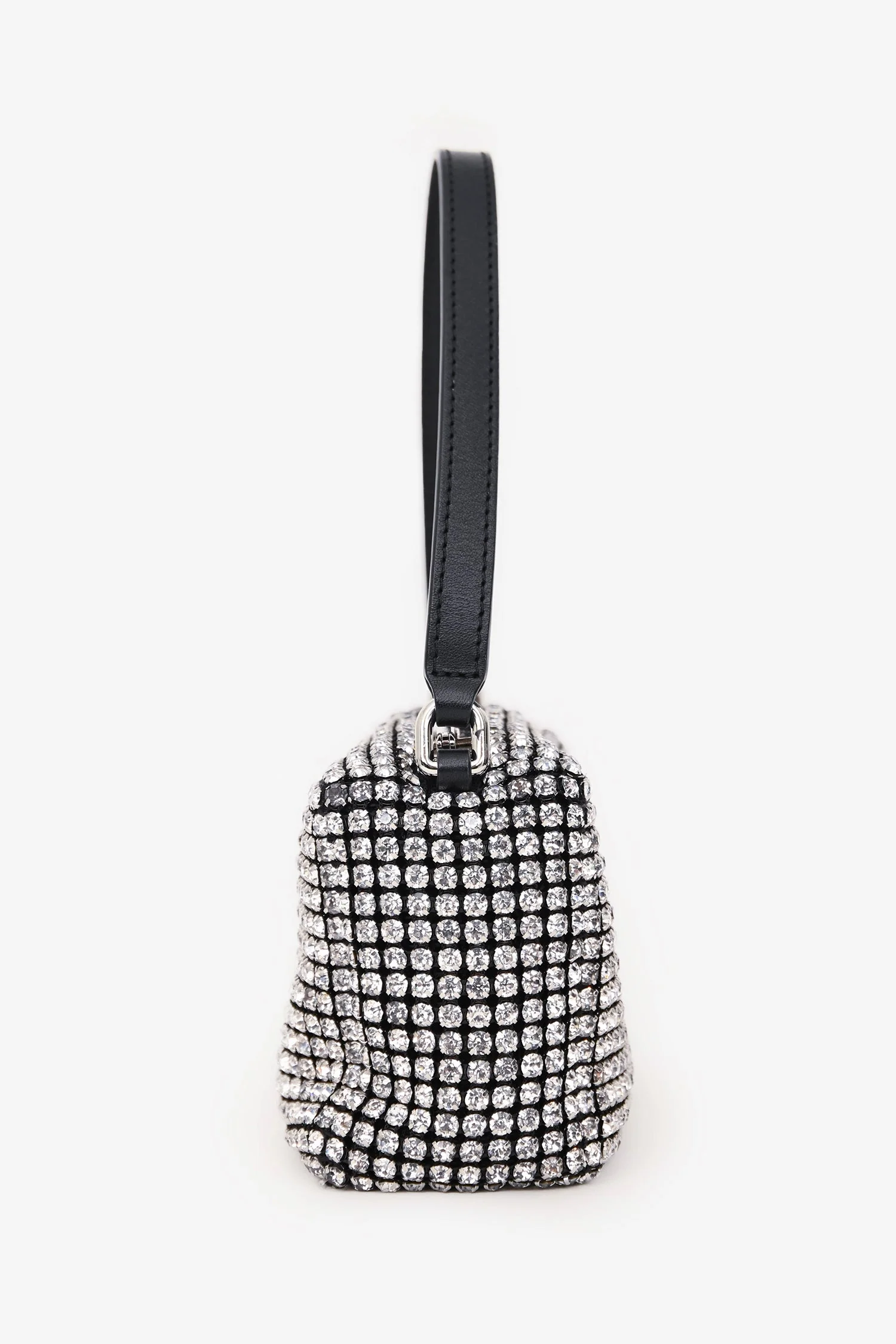 Alexander Wang Silver Rhinestone Mini Heiress Bag - Image 4