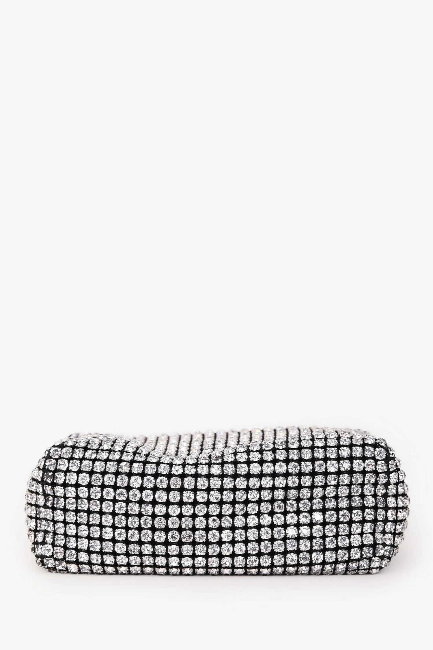 Alexander Wang Silver Rhinestone Mini Heiress Bag - Image 5