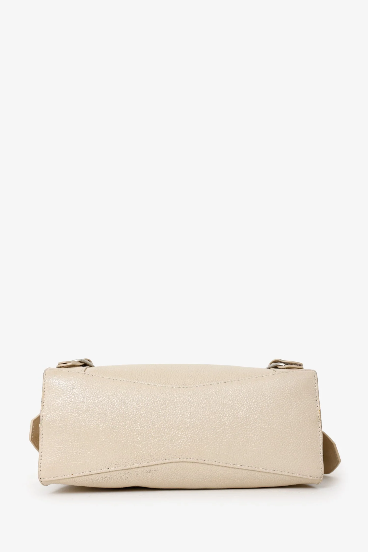 Balenciaga Beige Grained Calfskin Neo Classic Small Handle Bag - Image 5