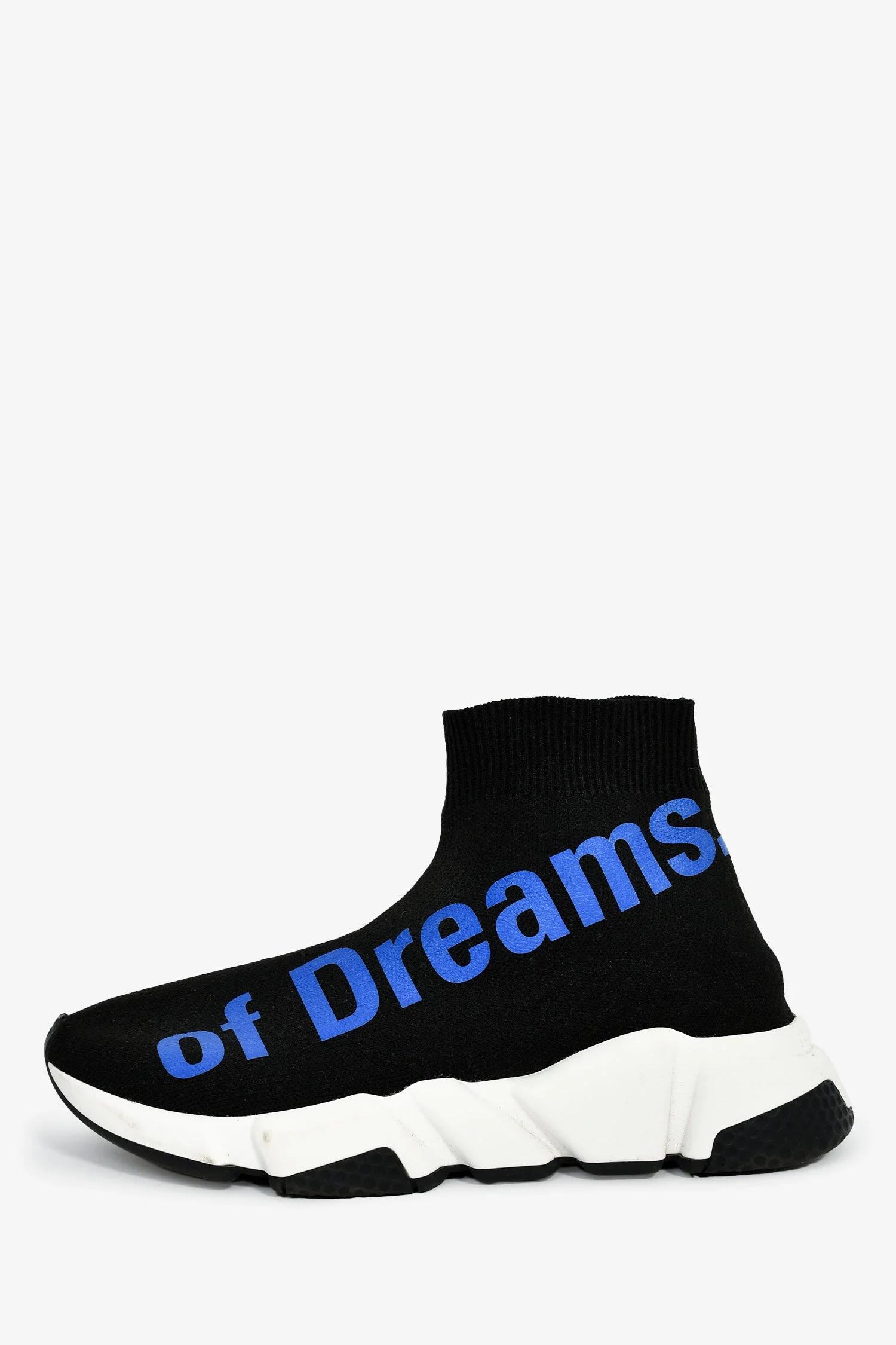 Balenciaga Black/Blue Tech Knit 'The Power of Dreams' Sock Sneakers Size 36 - Image 5