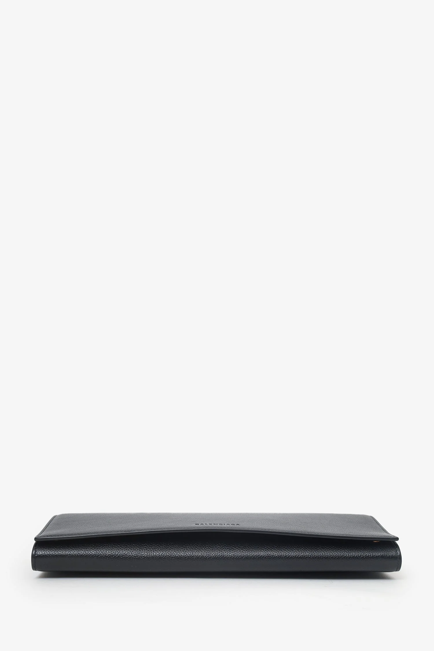 Balenciaga Black Envelope Clutch With Chain - Image 6