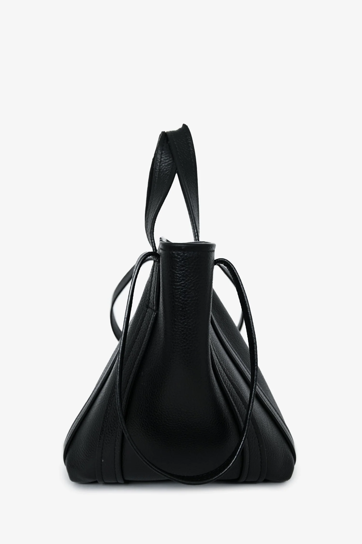 Balenciaga Black Grained Everyday XS North-South Shoulder Tote Bag - Image 4