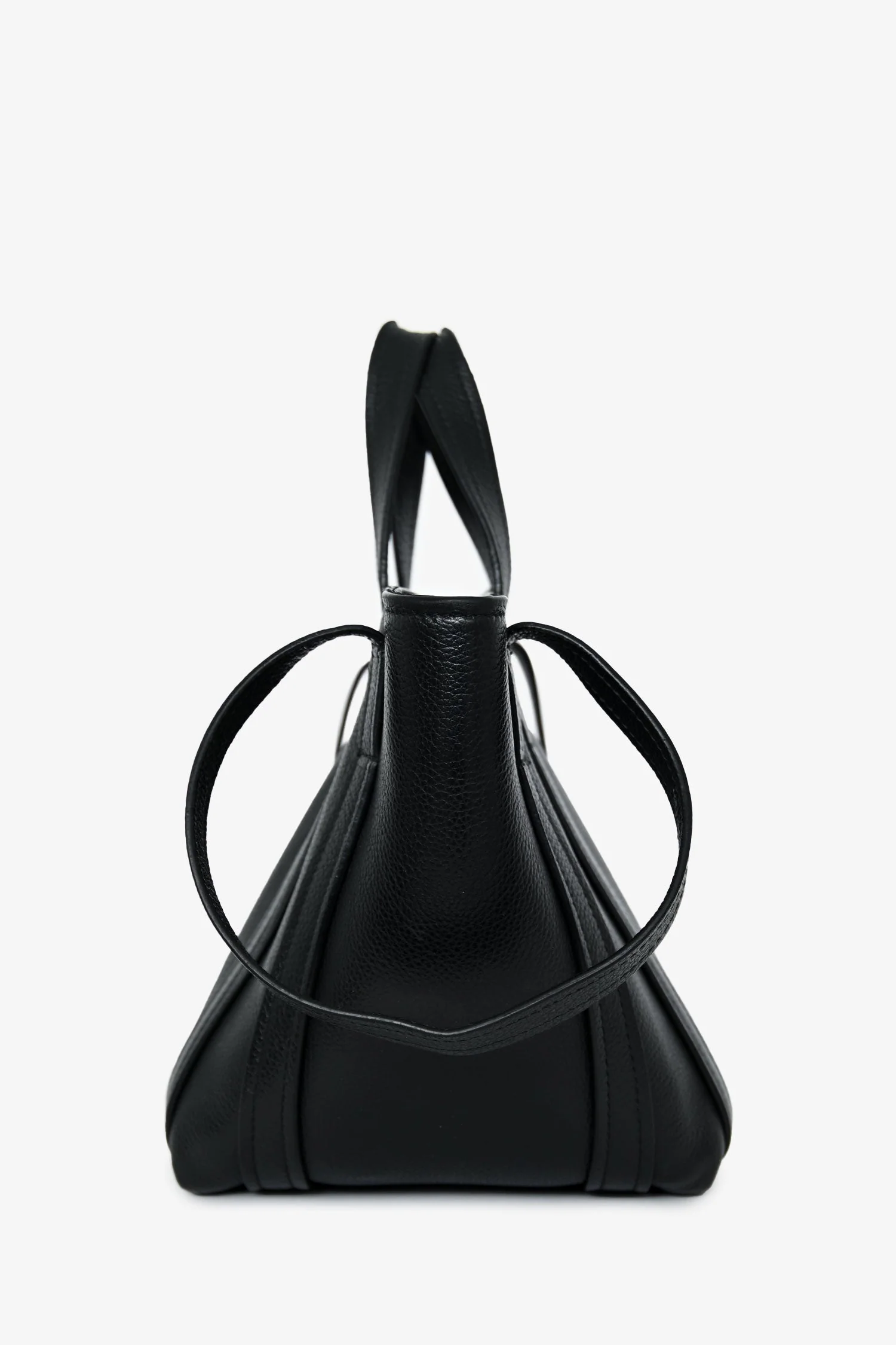 Balenciaga Black Grained Everyday XS North-South Shoulder Tote Bag - Image 5