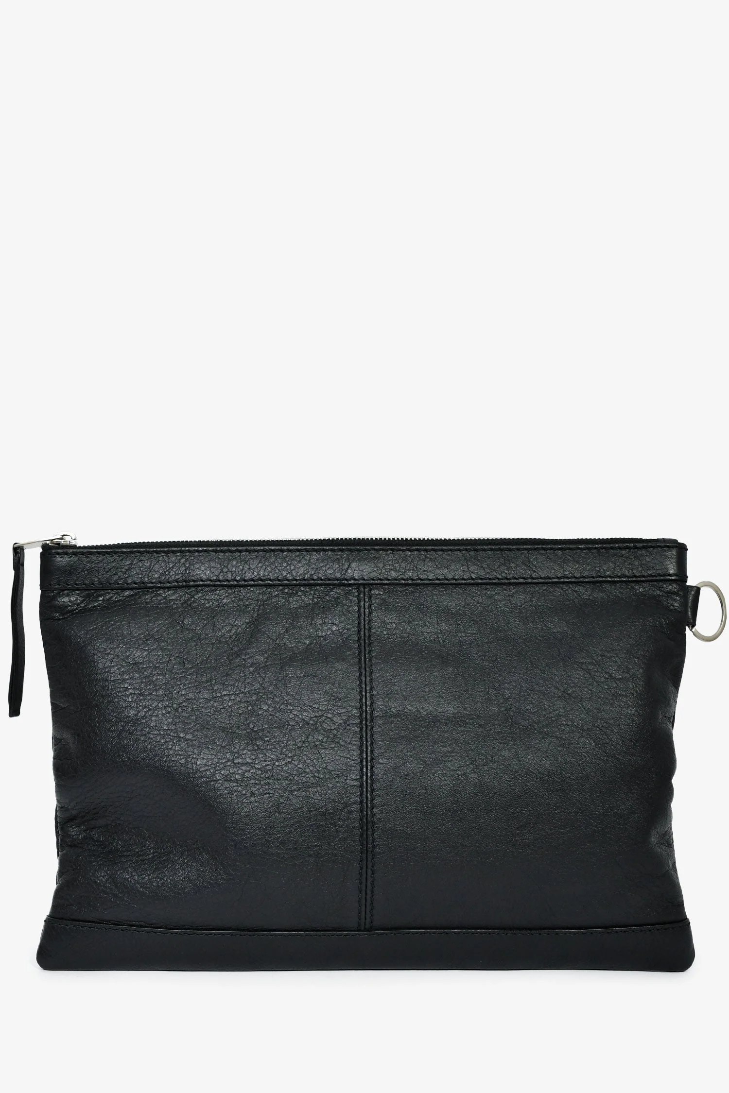 Balenciaga Black Leather Classic City Large Pouch - Image 2