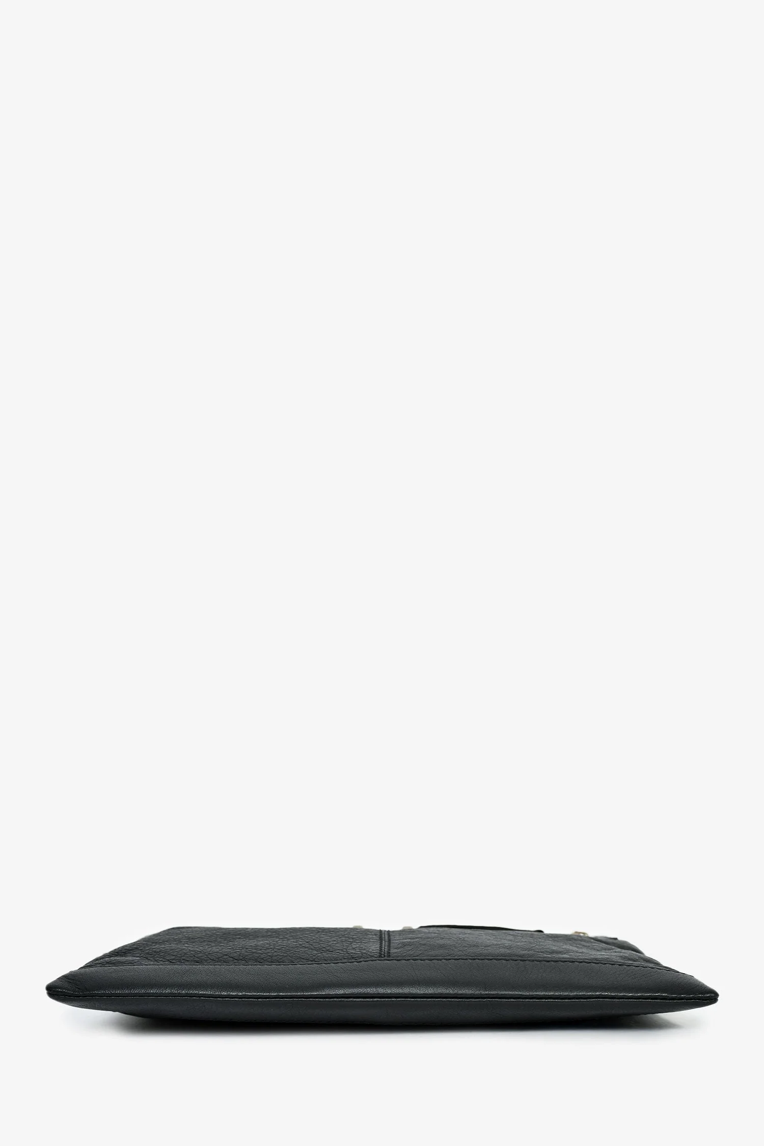 Balenciaga Black Leather Classic City Large Pouch - Image 5