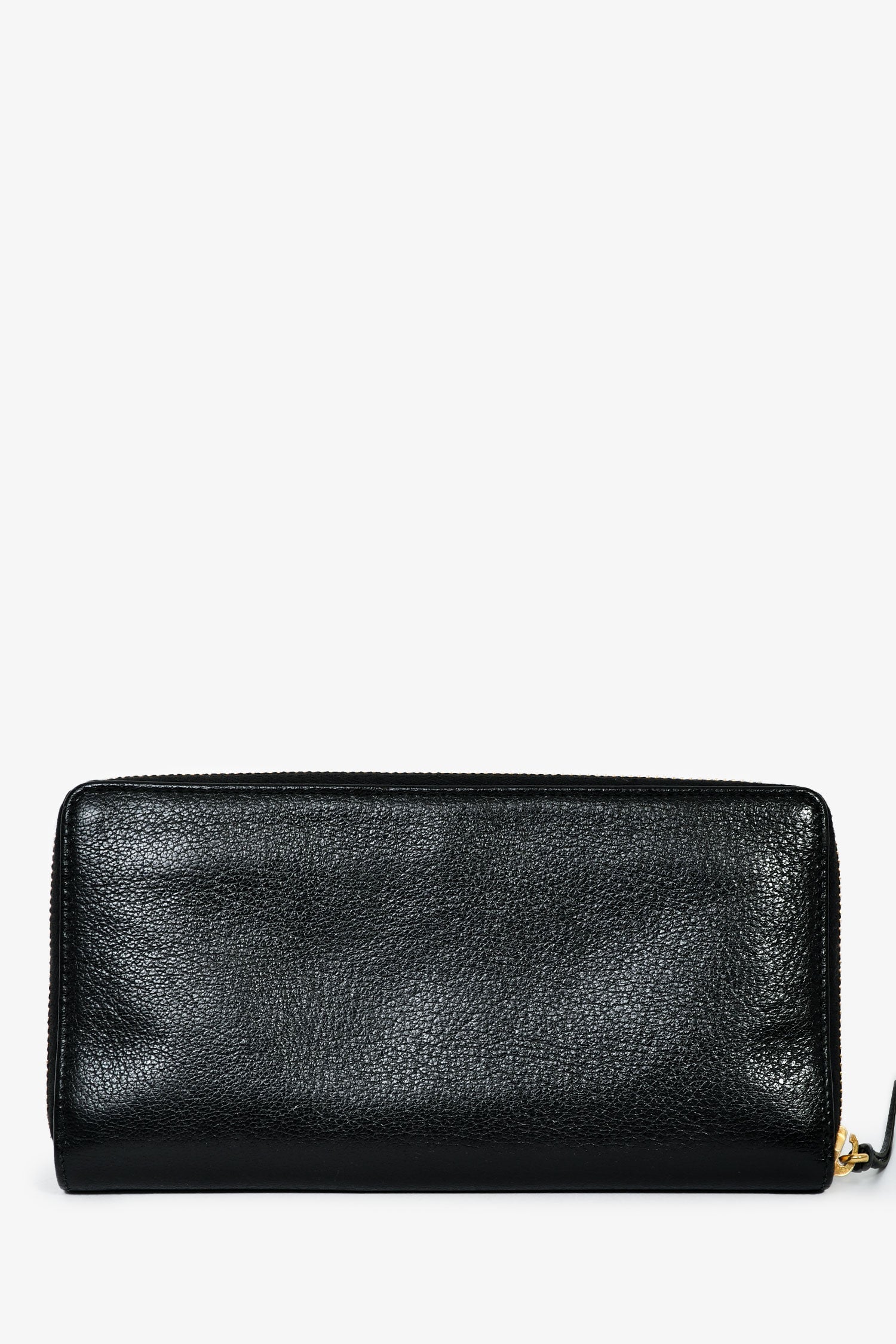 Balenciaga Black Leather Continental Wallet - Image 2