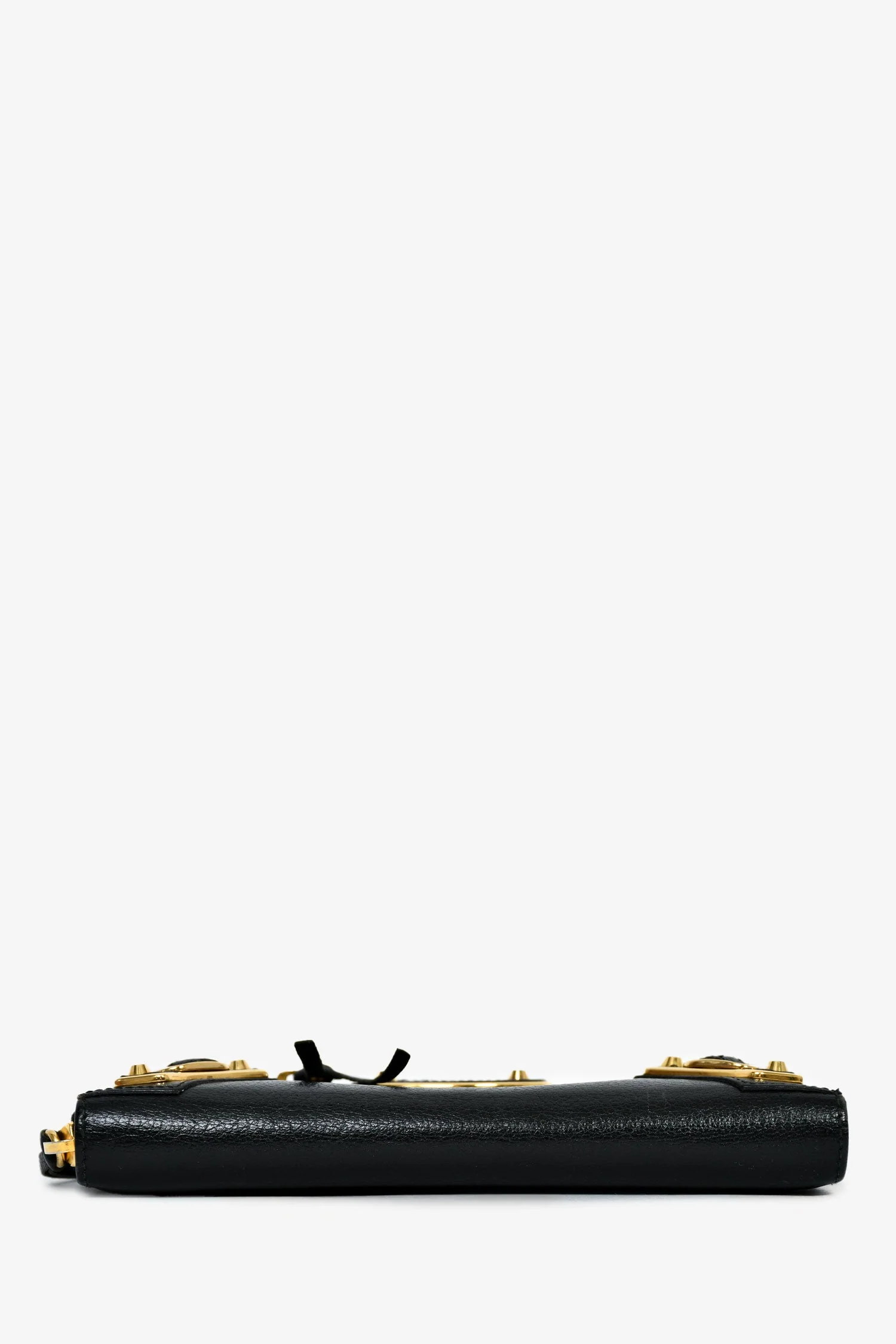 Balenciaga Black Leather Continental Wallet - Image 5