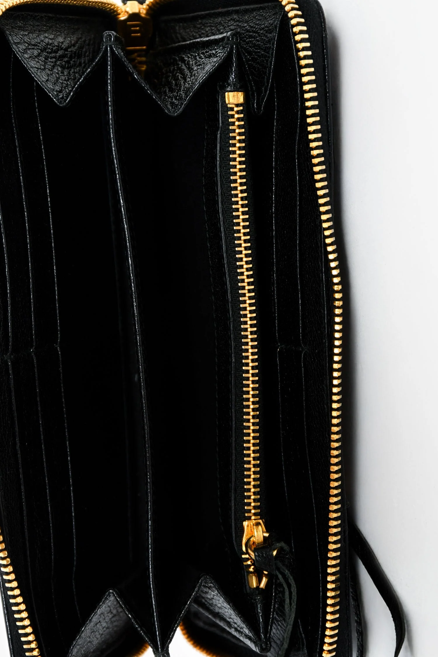 Balenciaga Black Leather Continental Wallet - Image 6