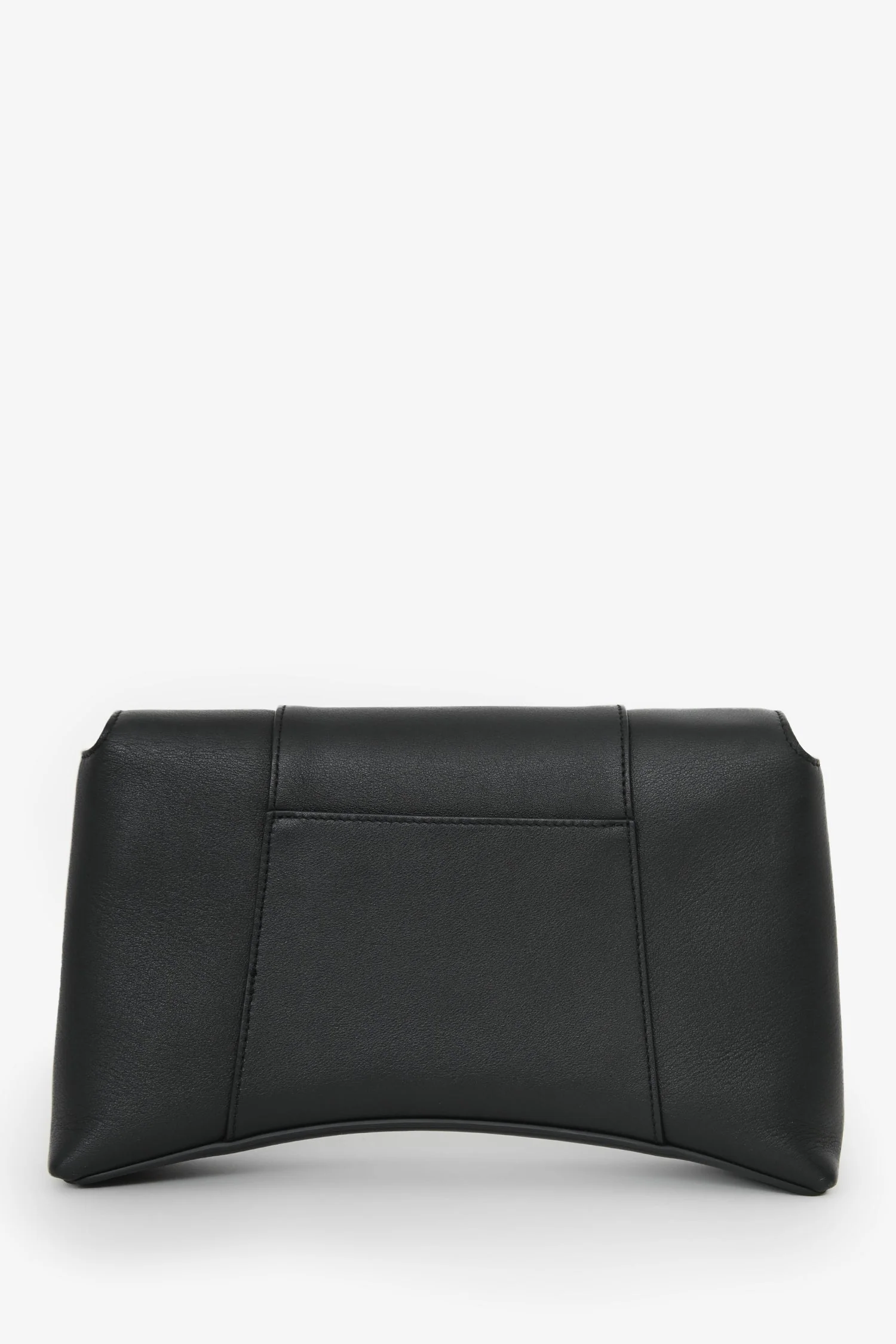 Balenciaga Black Leather Downtown Shoulder Bag - Image 2