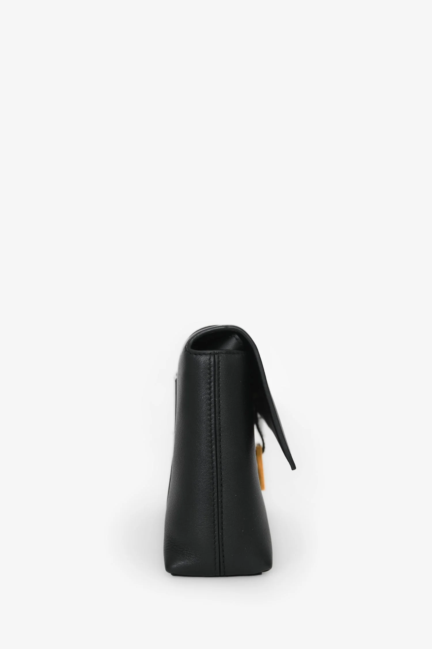 Balenciaga Black Leather Downtown Shoulder Bag - Image 3