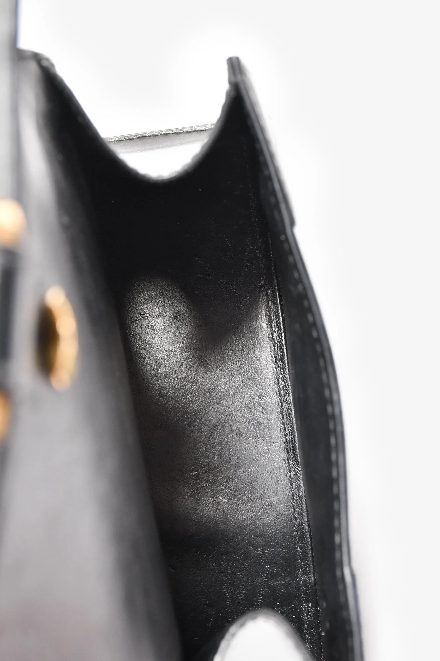 Balenciaga Black Leather Small Hourglass Bag with Strap - Image 6