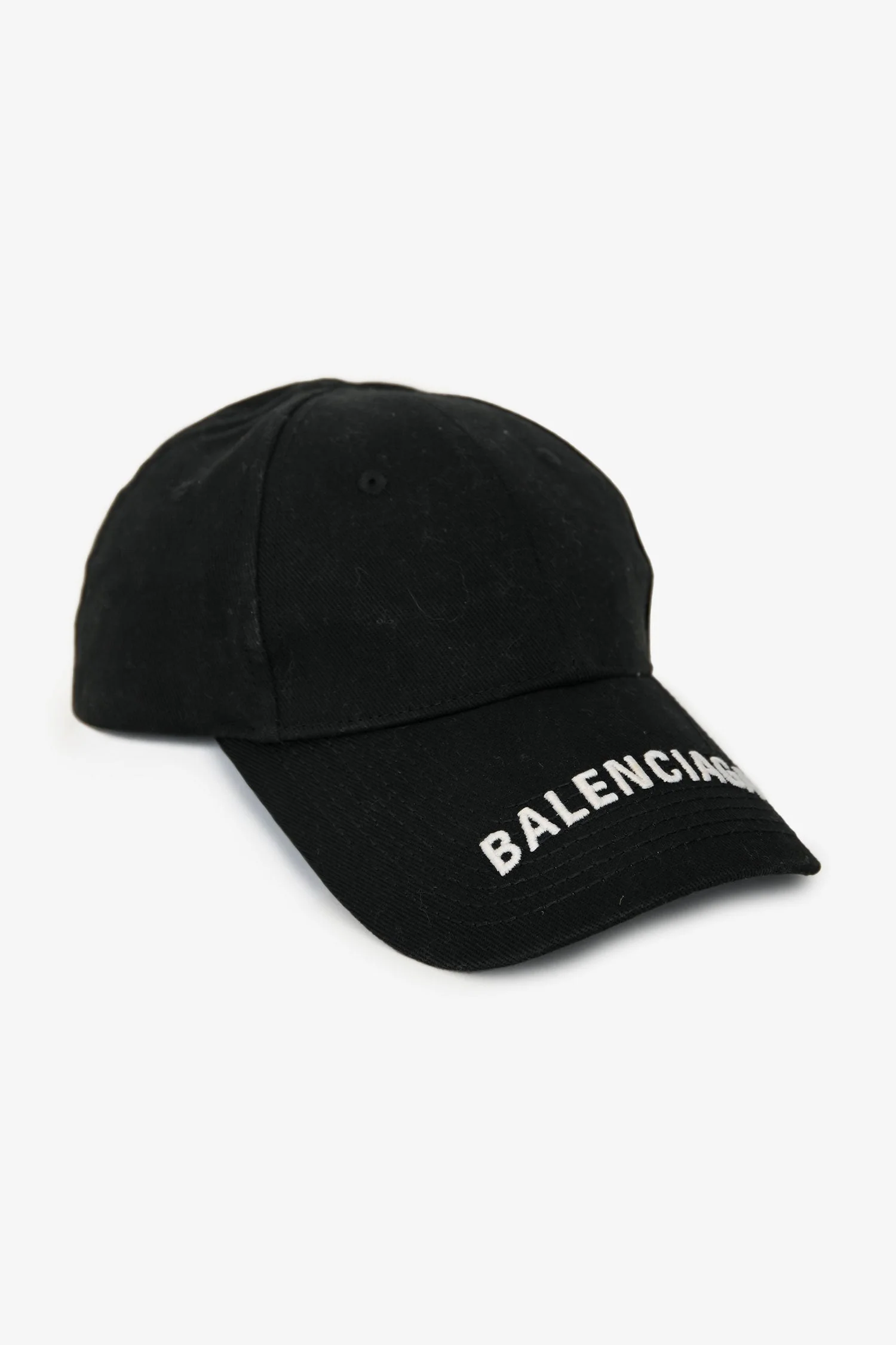 Balenciaga Black Logo Baseball Cap Size L - Image 2