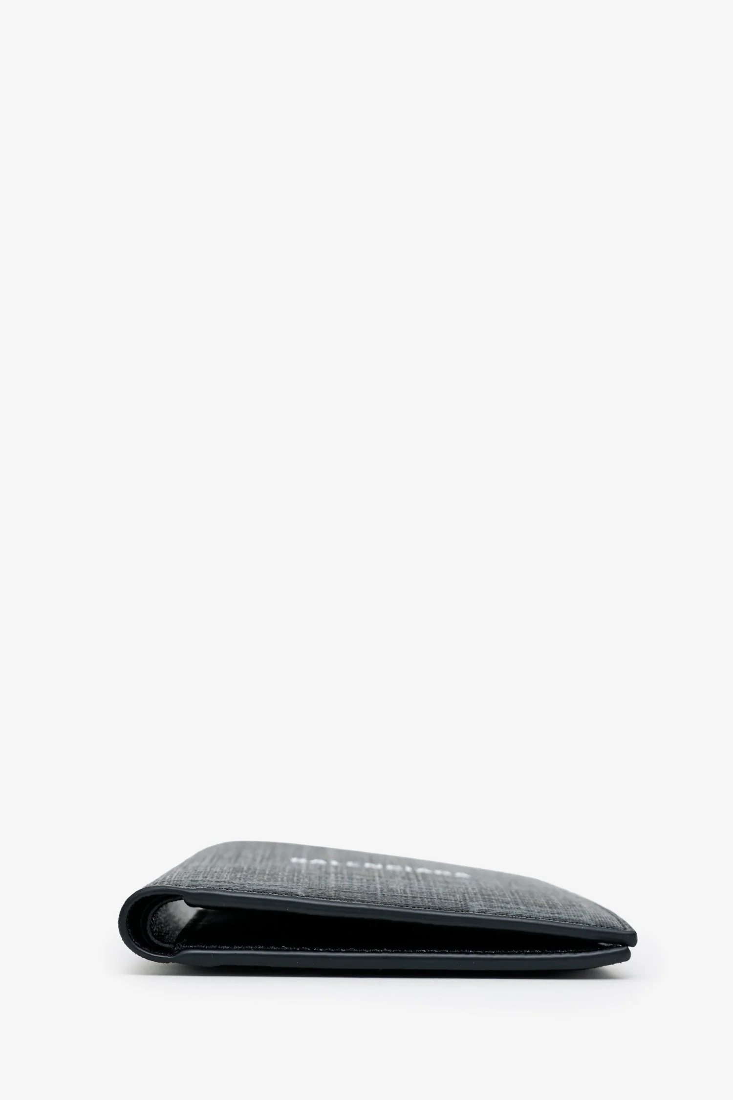 Balenciaga Black Logo-Print Cross Billfold Wallet - Image 3
