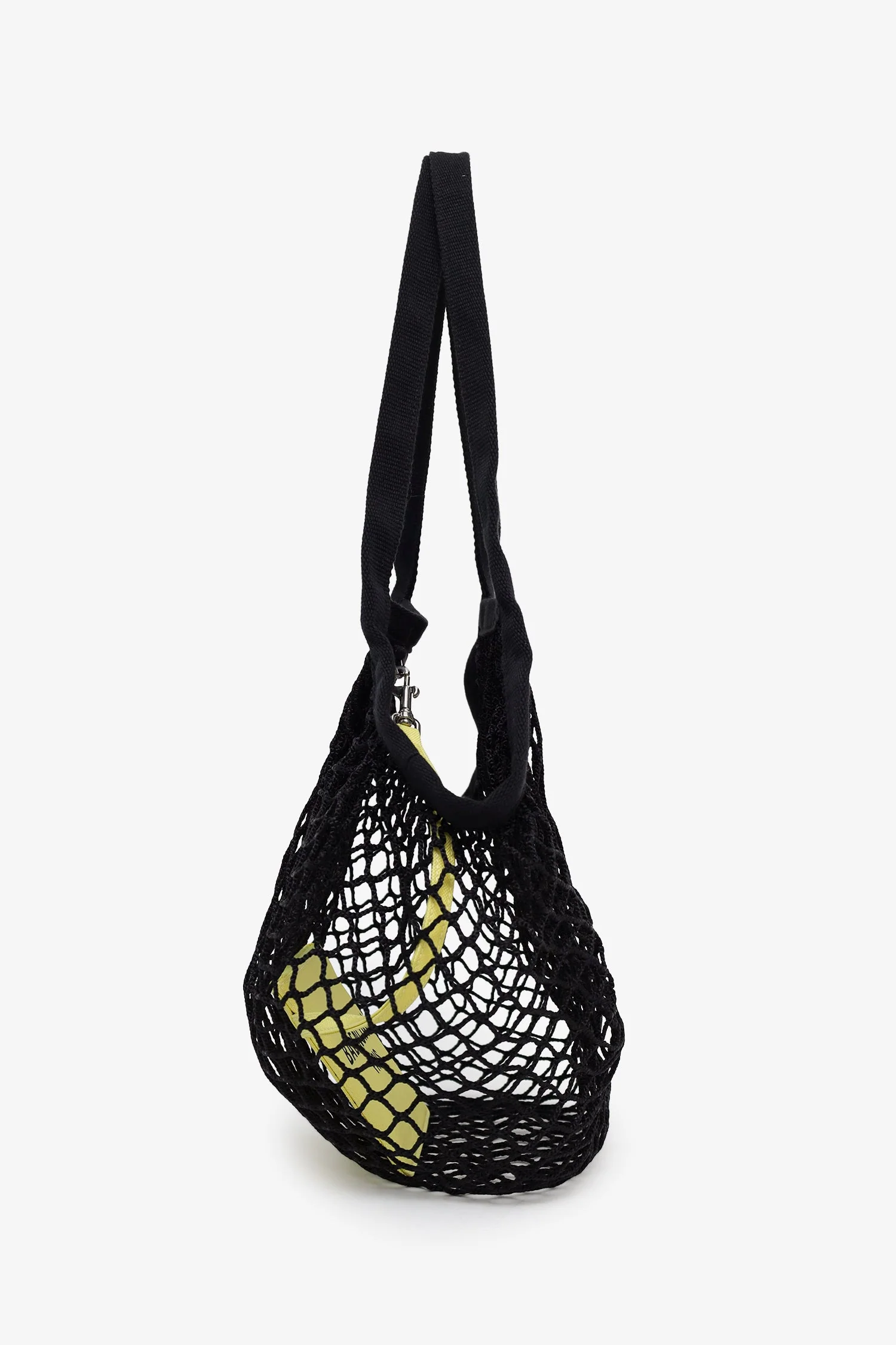 Balenciaga Black Mesh/Knit Shoulder Bag With Pouch - Image 3