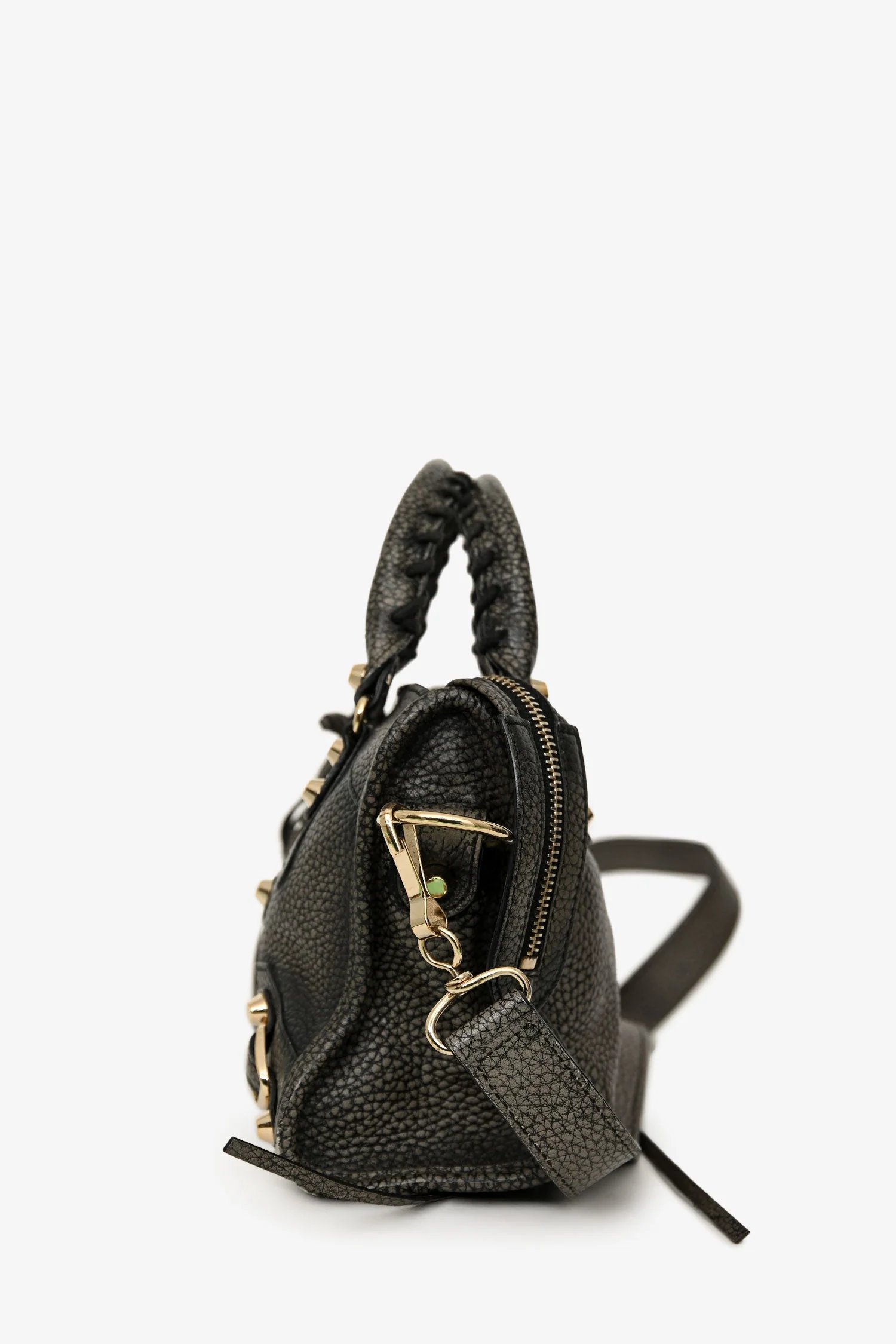 Balenciaga Brown Aged Leather Le City Mini Bag With Strap - Image 4