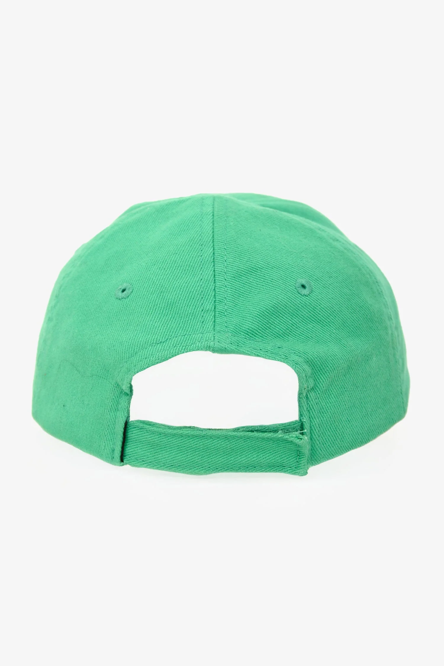 Balenciaga Green/Black Canvas Logo Baseball Cap Size L - Image 3