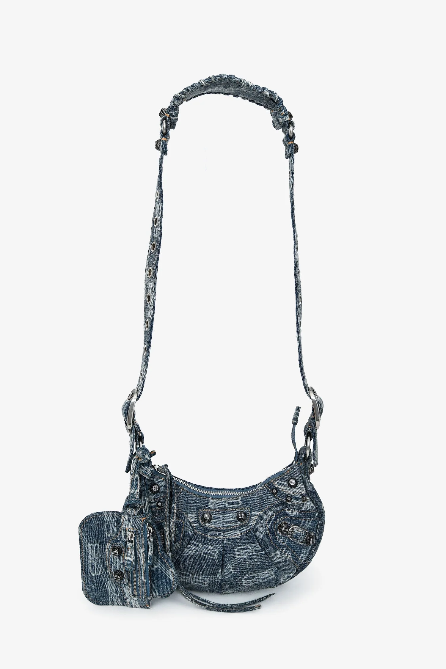 Balenciaga Light Denim 'Le Cagole' Extra Small Shoulder Bag - Image 7