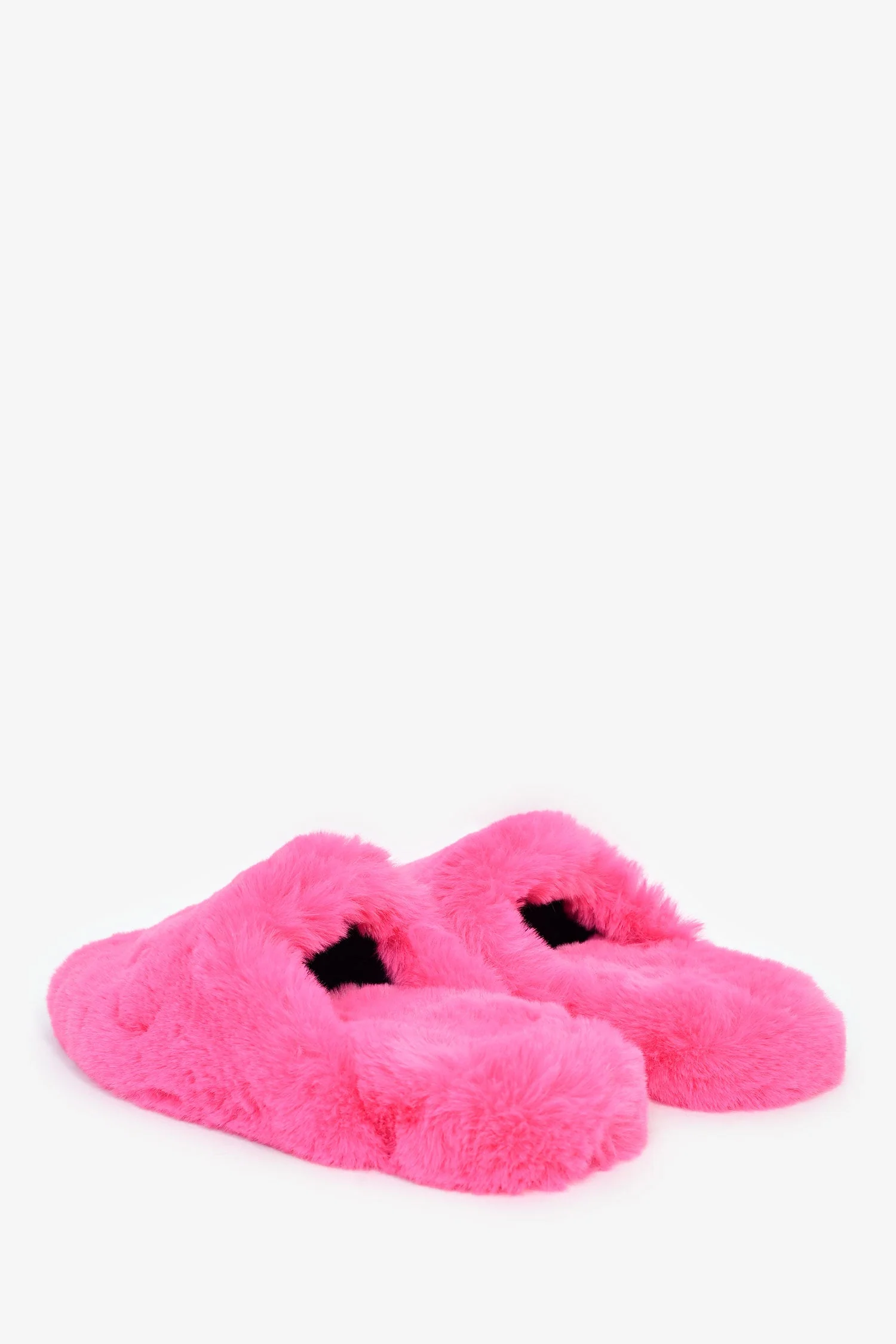 Balenciaga Pink Faux Fur Teddy Mules Size 40 Mens - Image 4