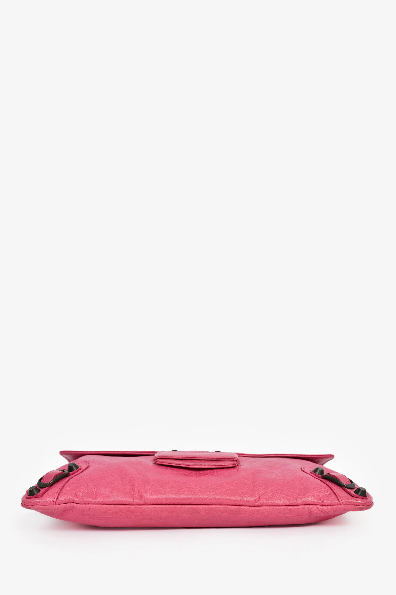 Balenciaga Pink Leather City Bag Fold Clutch - Image 5