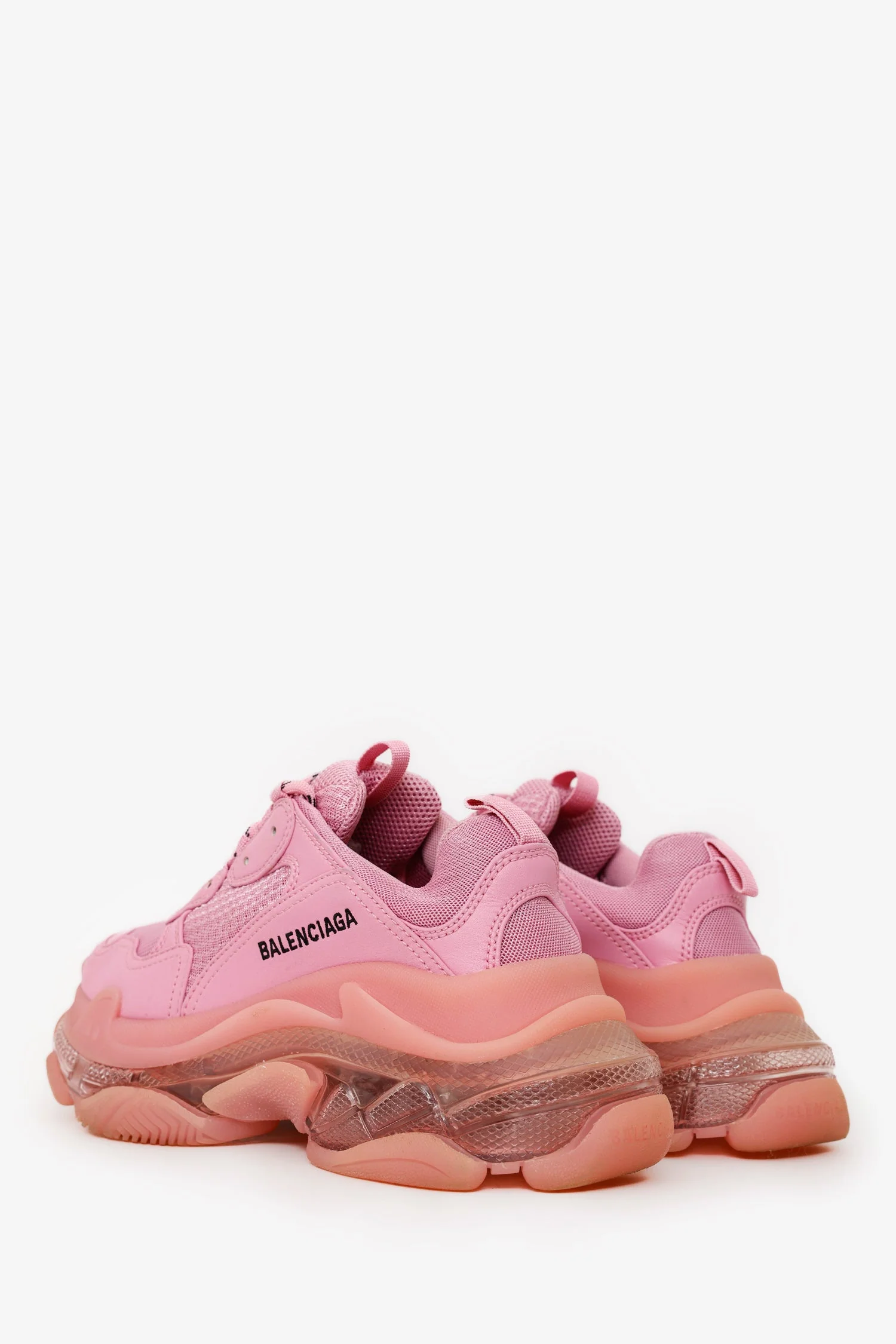 Balenciaga Pink Triple S Sneaker Size 8 - Image 5