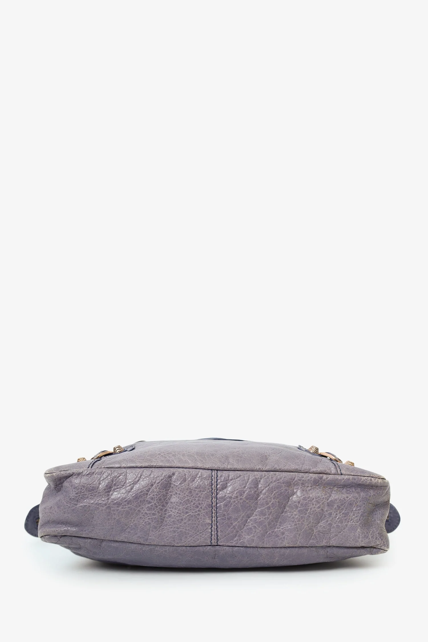 Balenciaga Purple Leather Motocross Giant 12 First Bag - Image 5