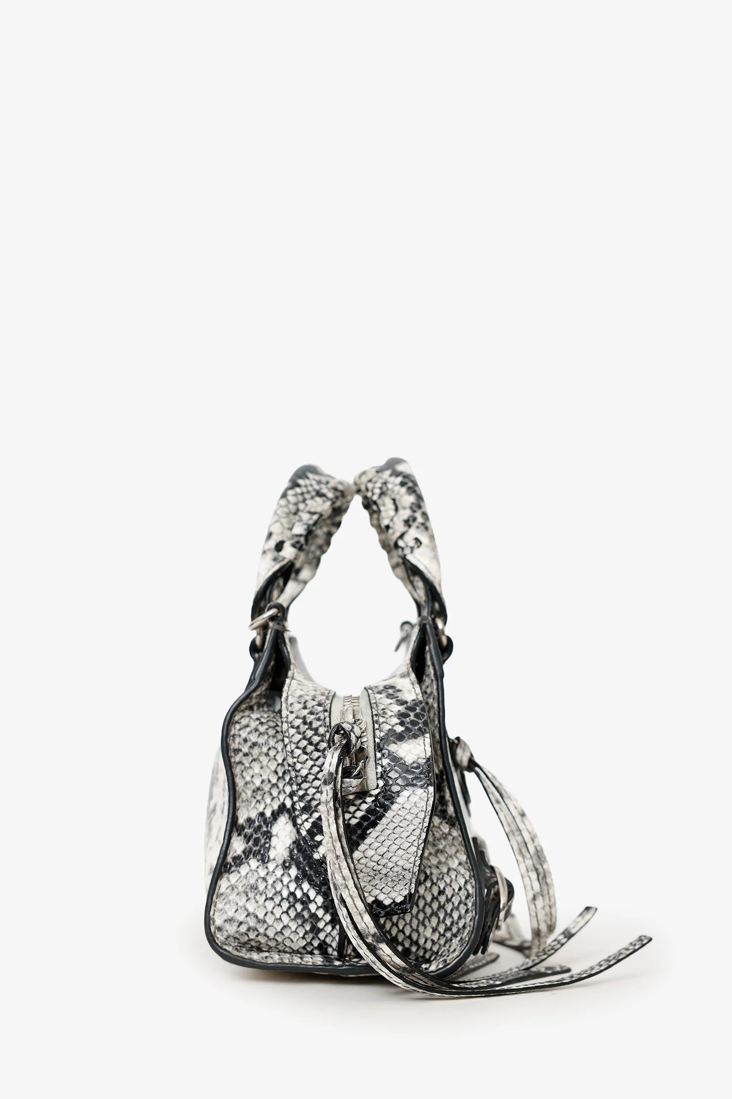 Balenciaga Python Embossed Leather Neo Classic Mini City Bag - Image 2
