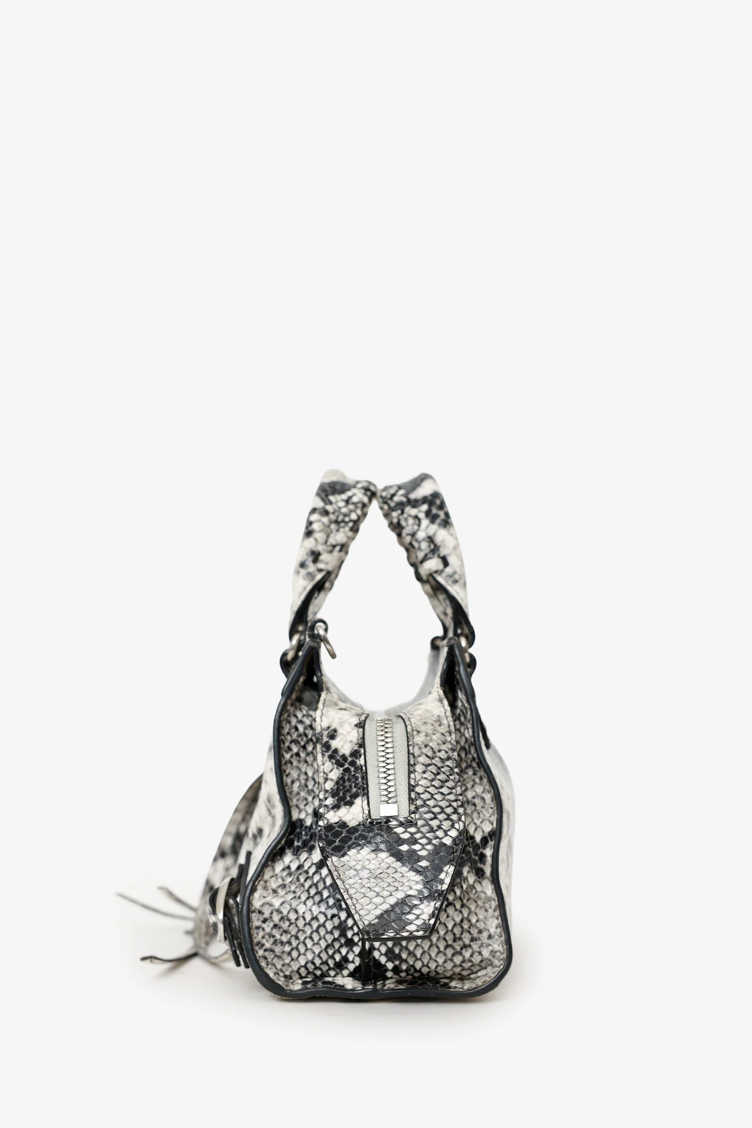 Balenciaga Python Embossed Leather Neo Classic Mini City Bag - Image 4
