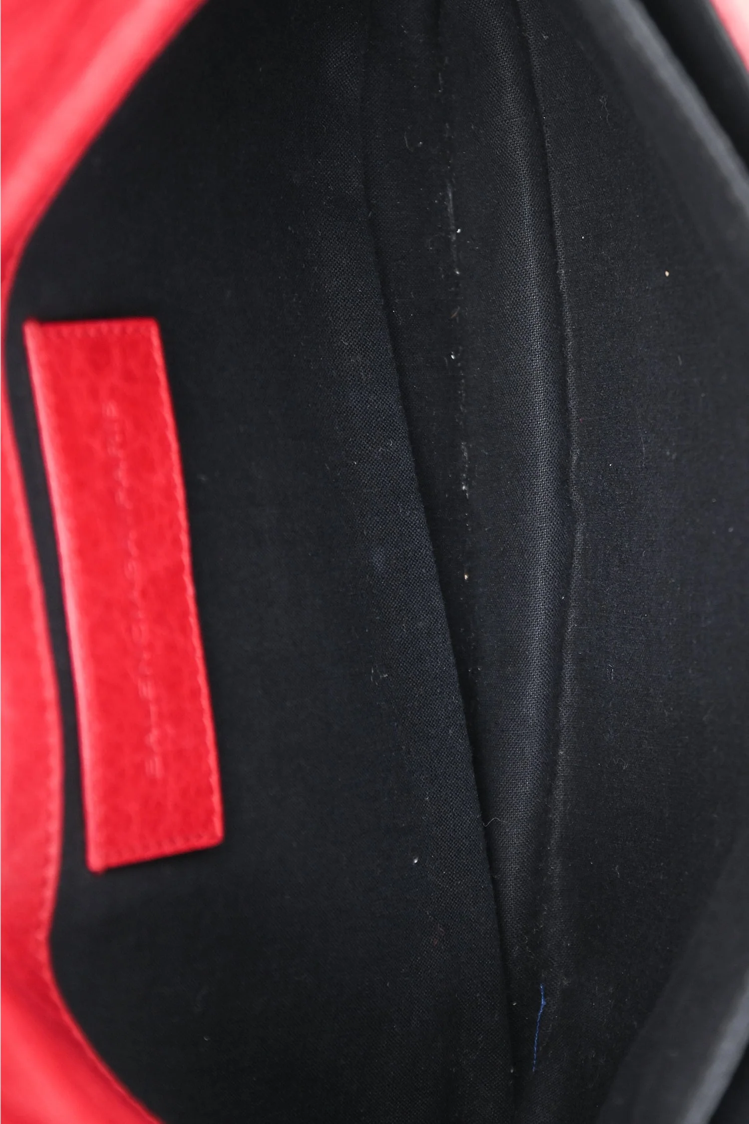 Balenciaga Red Leather Lambskin Motocross Giant 12 Envelope Clutch - Image 6