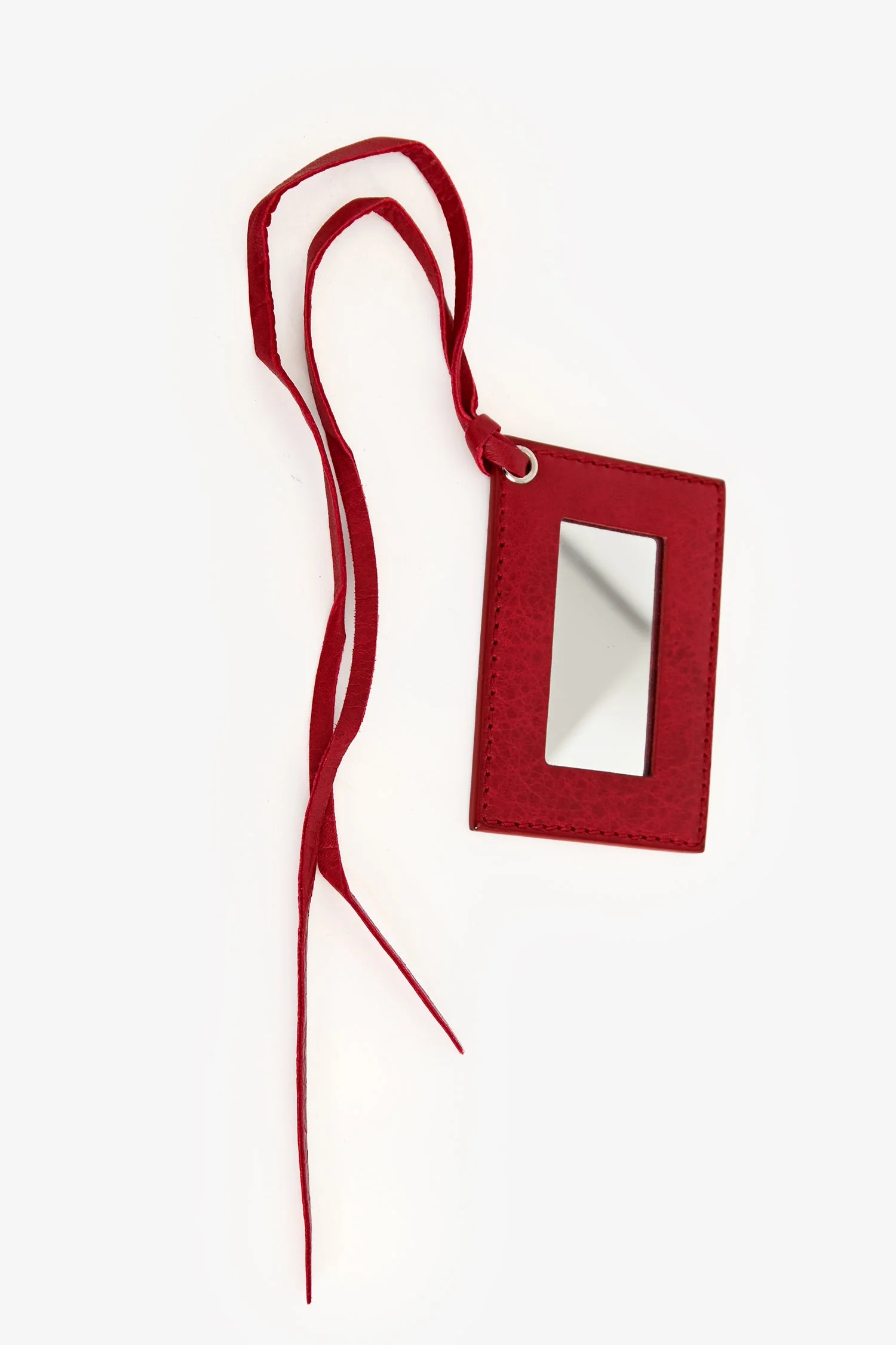 Balenciaga Red Leather Lambskin Motocross Giant 12 Envelope Clutch - Image 7