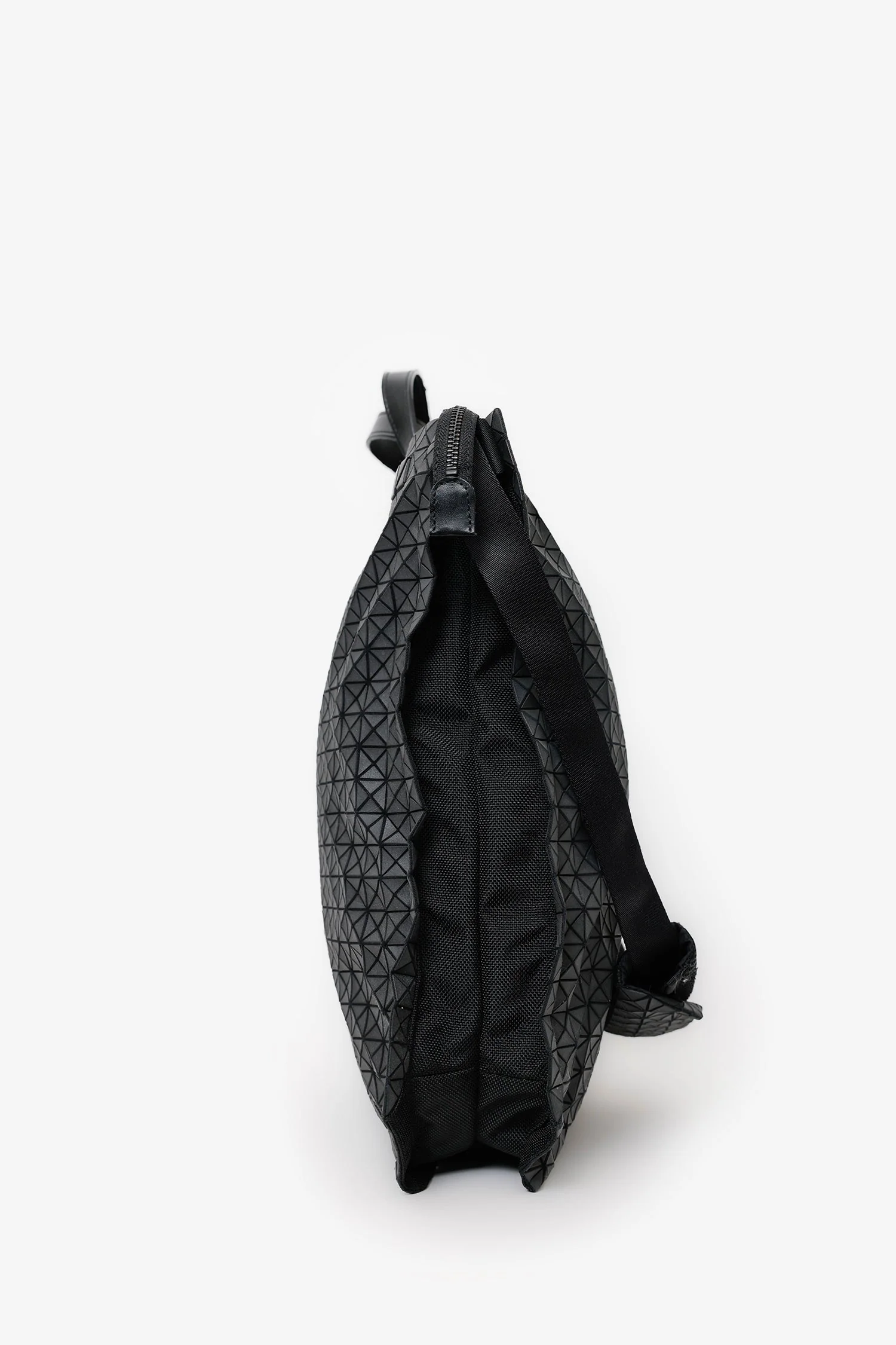 Bao Bao Issey Miyake Grey Geometric Medium Tote With Strap - Image 4