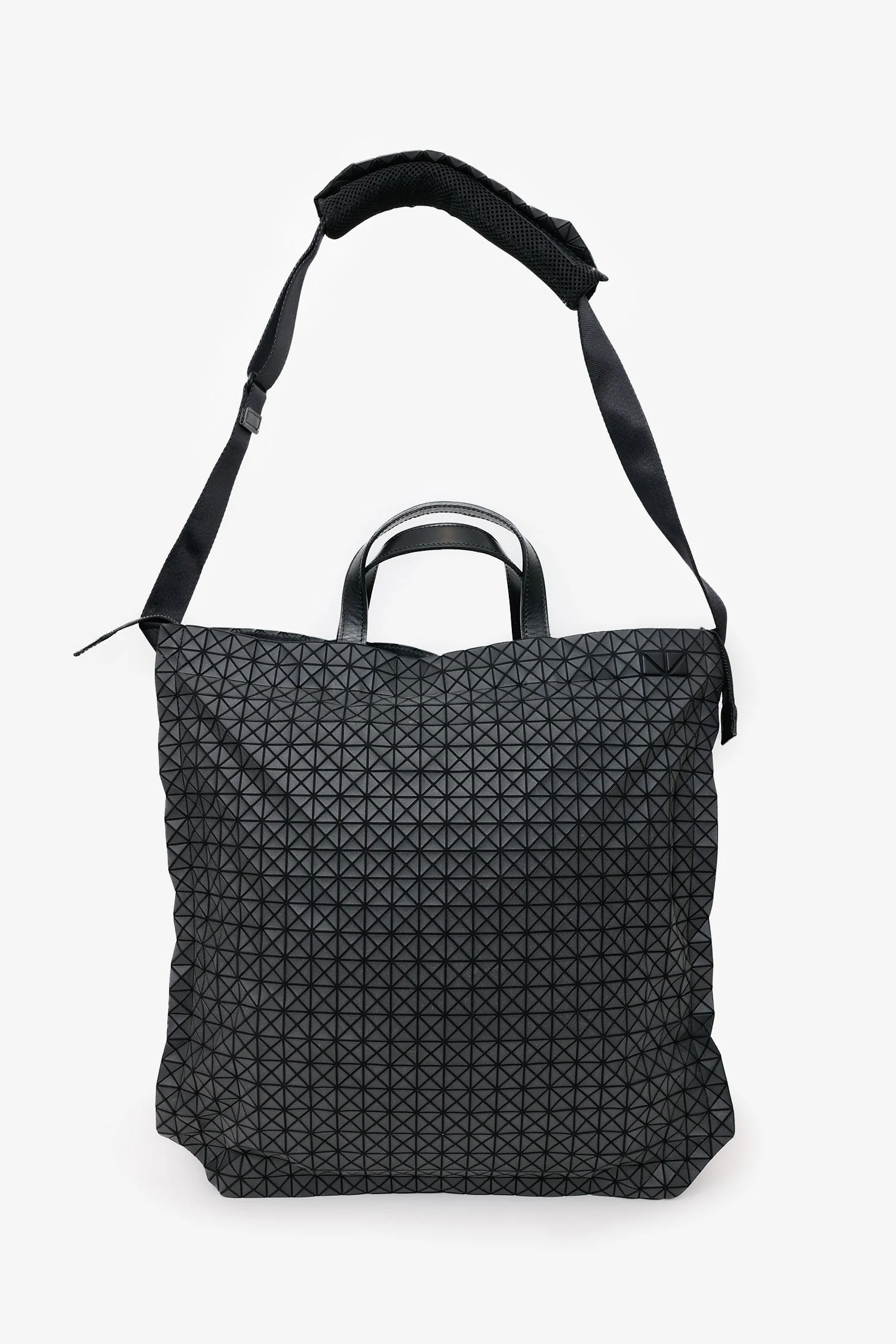 Bao Bao Issey Miyake Grey Geometric Medium Tote With Strap - Image 7