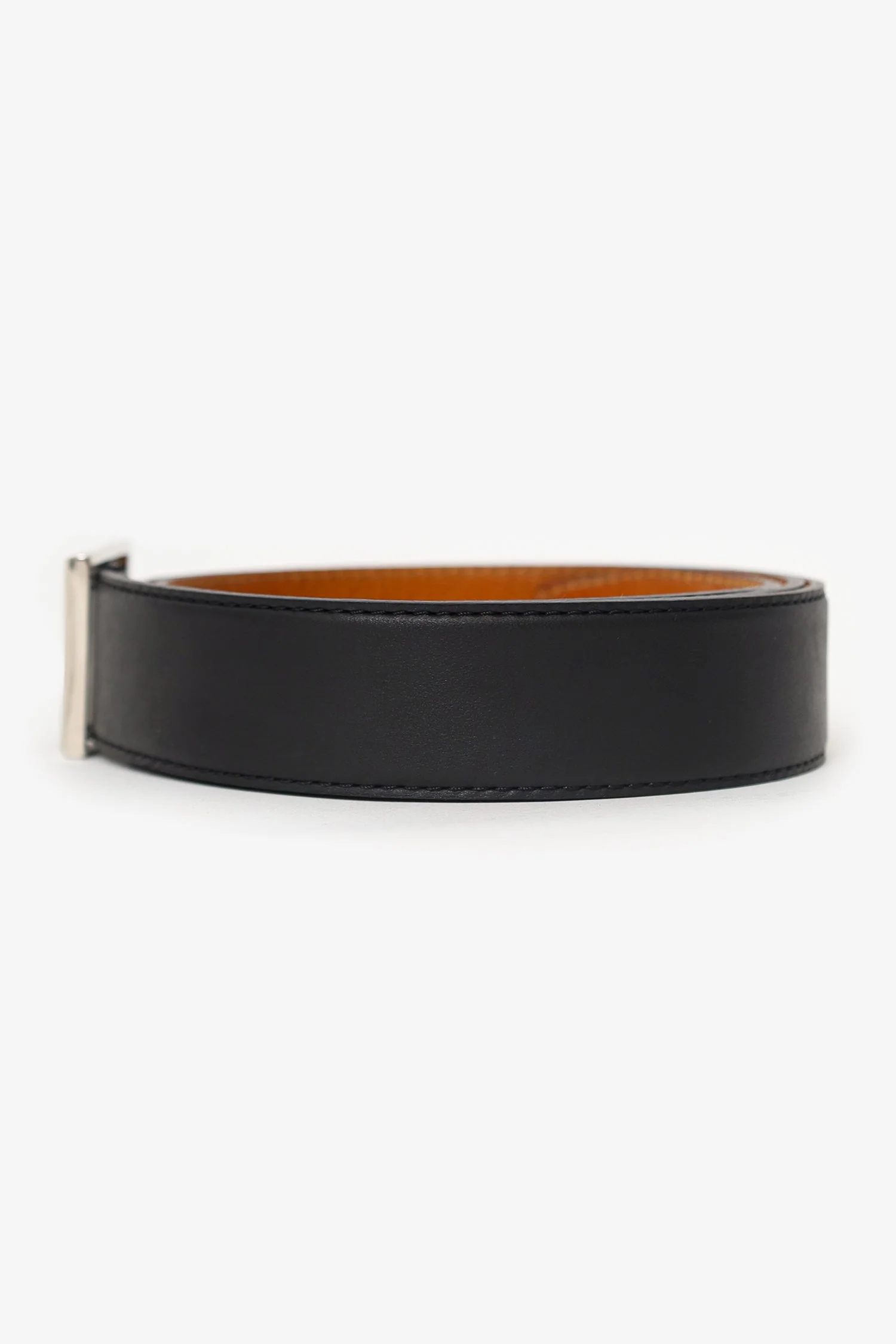 Berluti Black Leather Waist Belt Size 105 Mens - Image 2