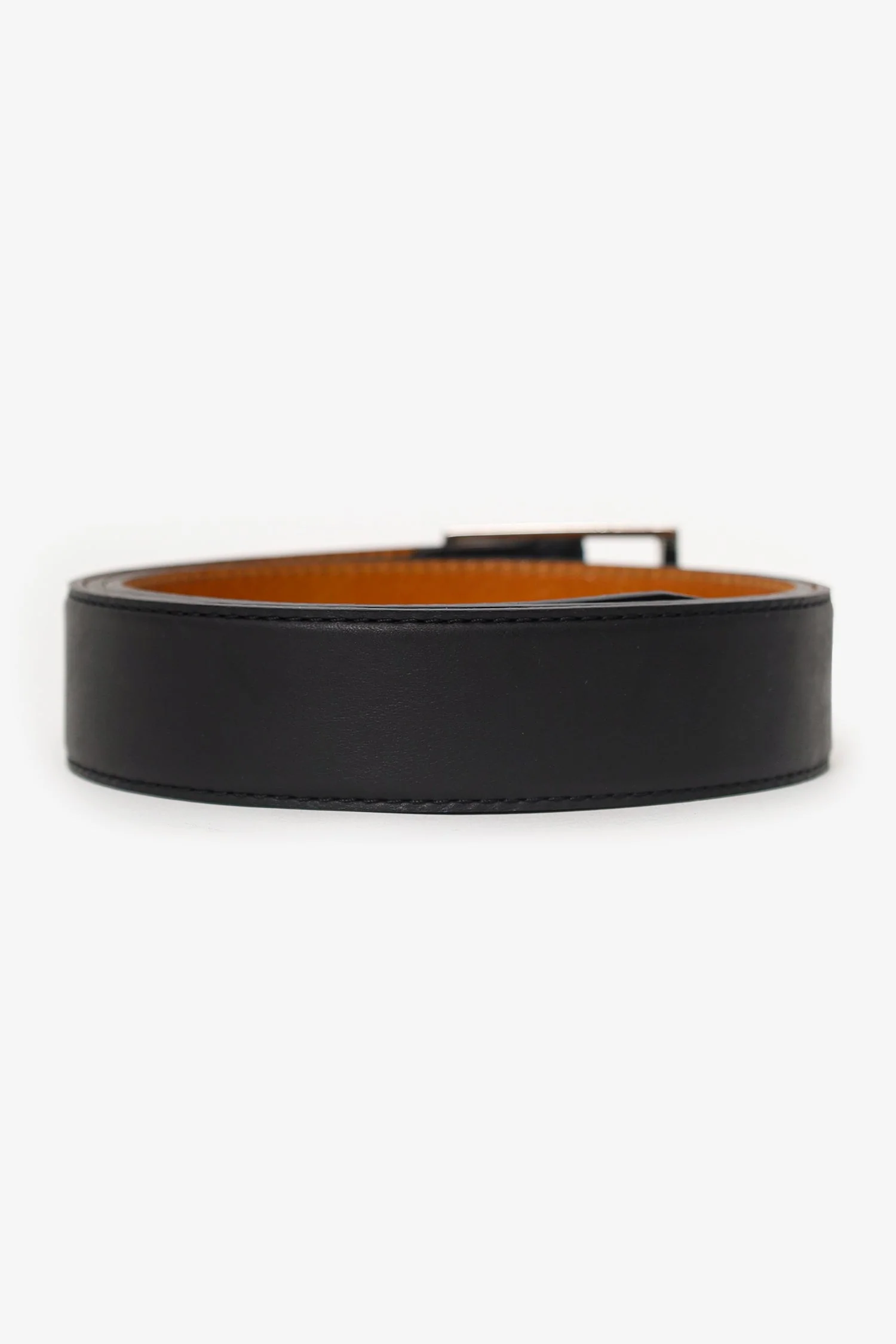 Berluti Black Leather Waist Belt Size 105 Mens - Image 3