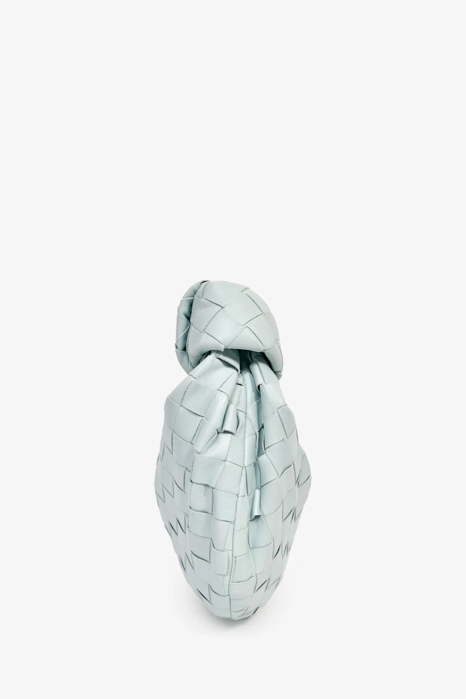 Bottega Veneta Baby Blue Intrecciato Leather Mini Jodie Bag - Image 3