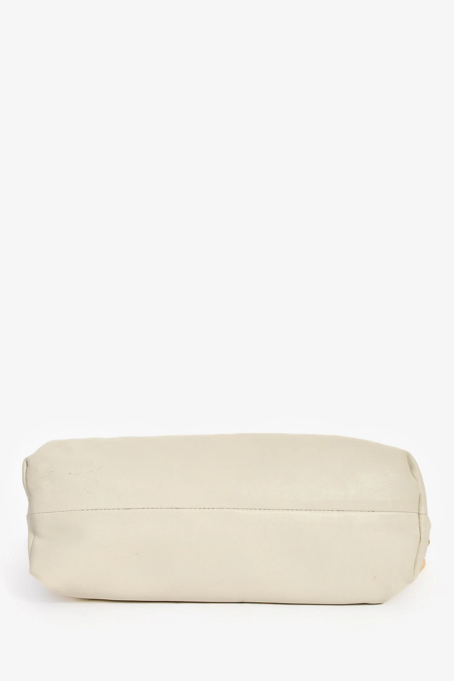Bottega Veneta Beige Chain Pouch Bag - Image 5