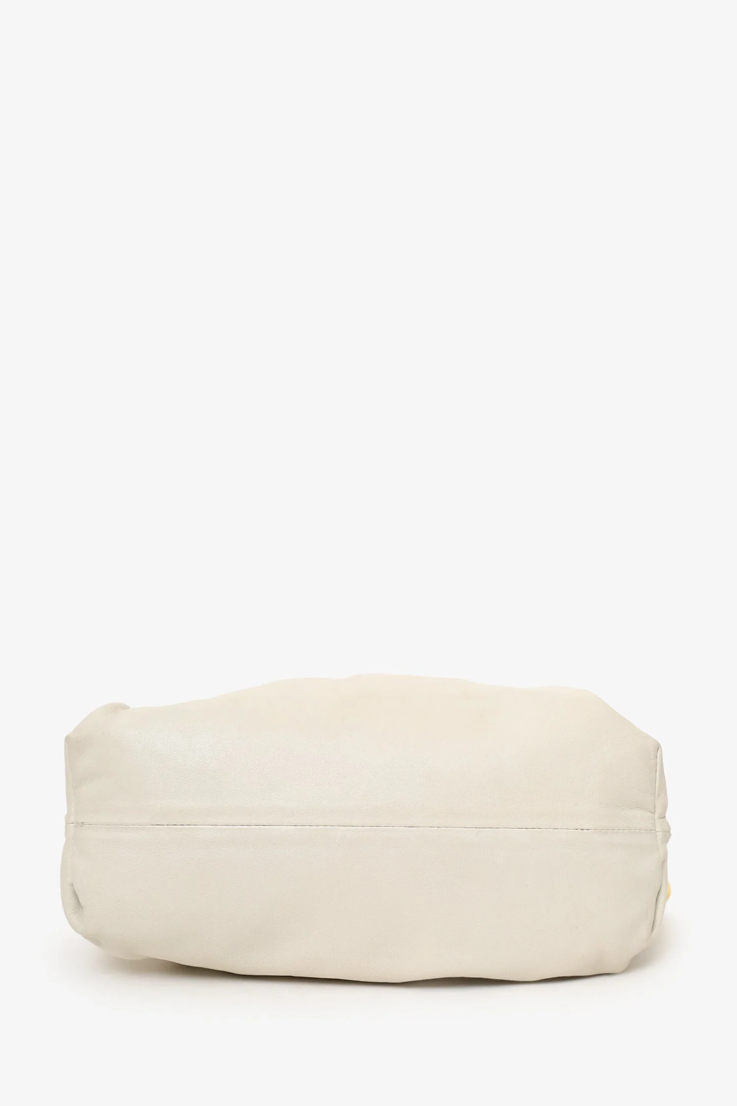 Bottega Veneta Beige Chain Pouch Bag - Image 5