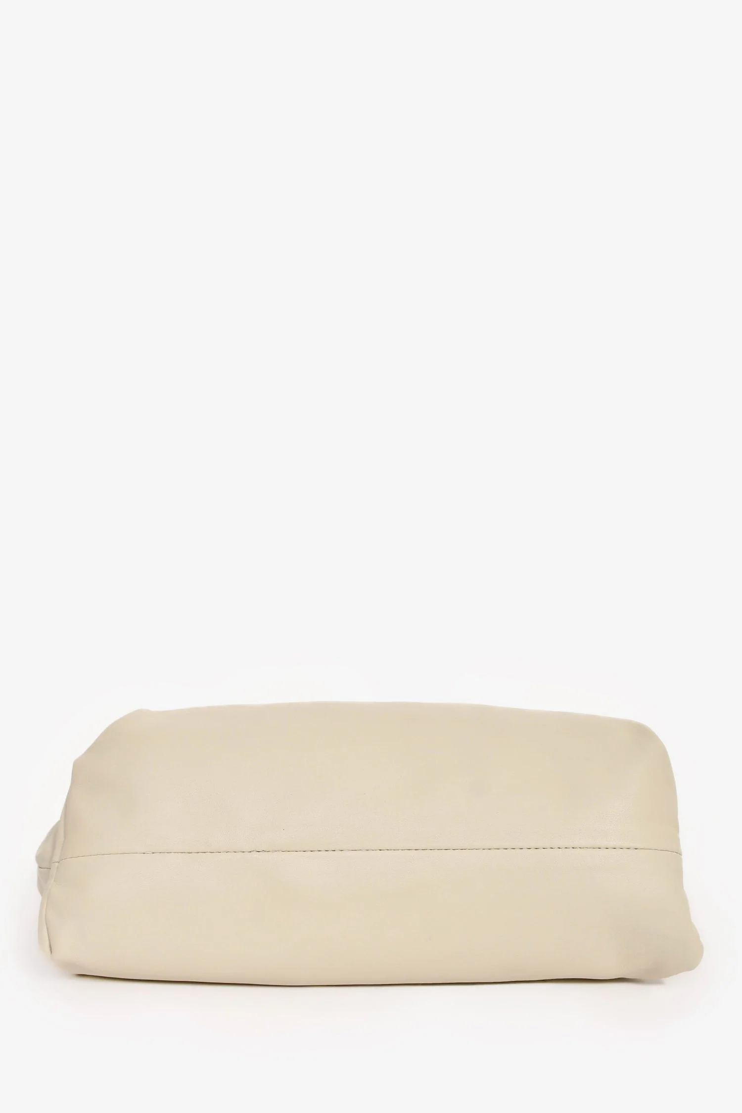 Bottega Veneta Beige Chain Pouch Bag - Image 5