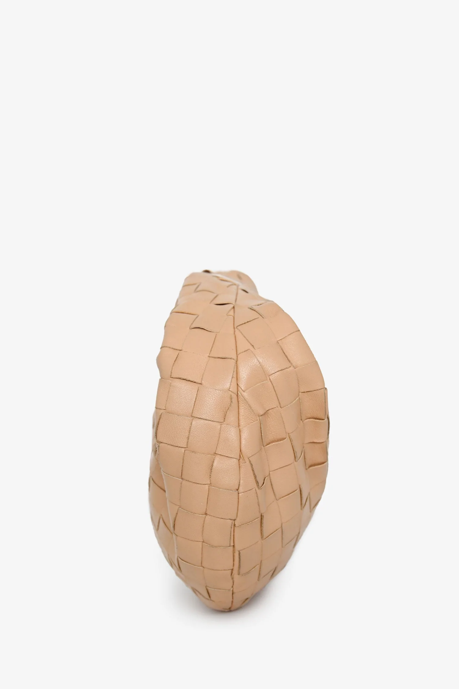 Bottega Veneta Beige Intrecciato Lambskin Mini Jodie Bag - Image 3