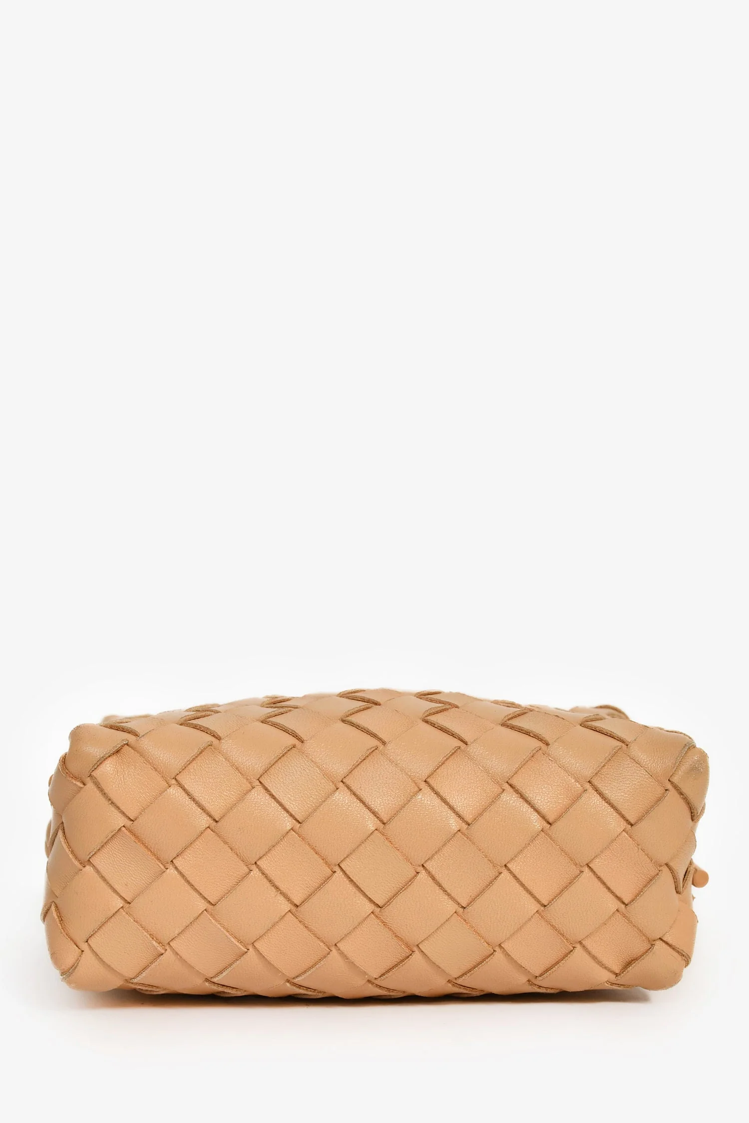 Bottega Veneta Beige Intrecciato Leather Mini Loop Camera Bag - Image 5